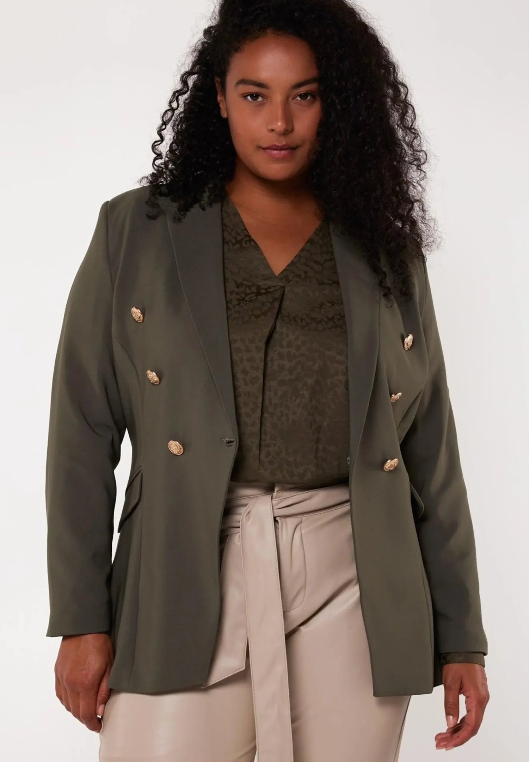 Double-Breasted - Manteau Court|MS Mode New