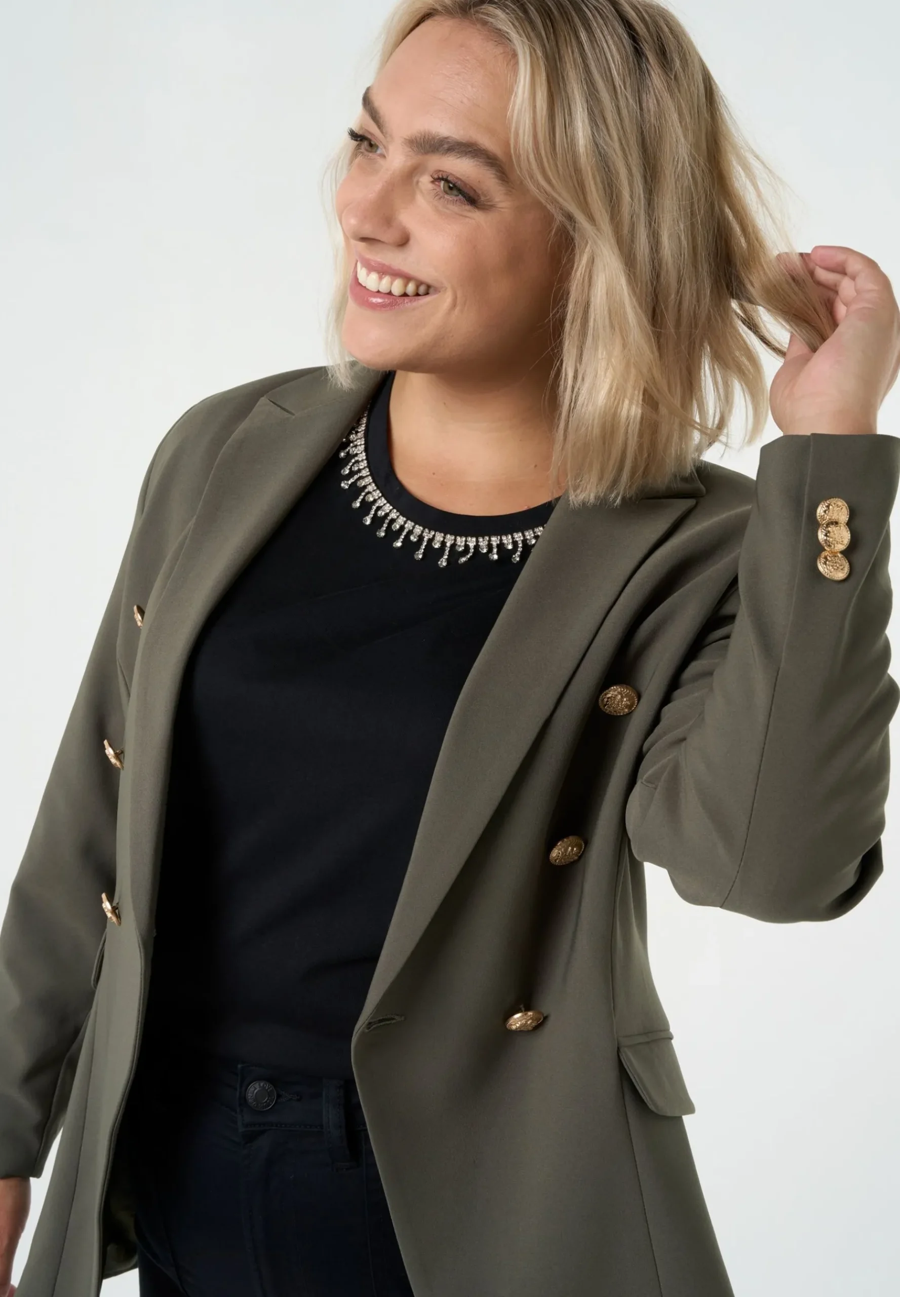 Double-Breasted - Manteau Court|MS Mode New