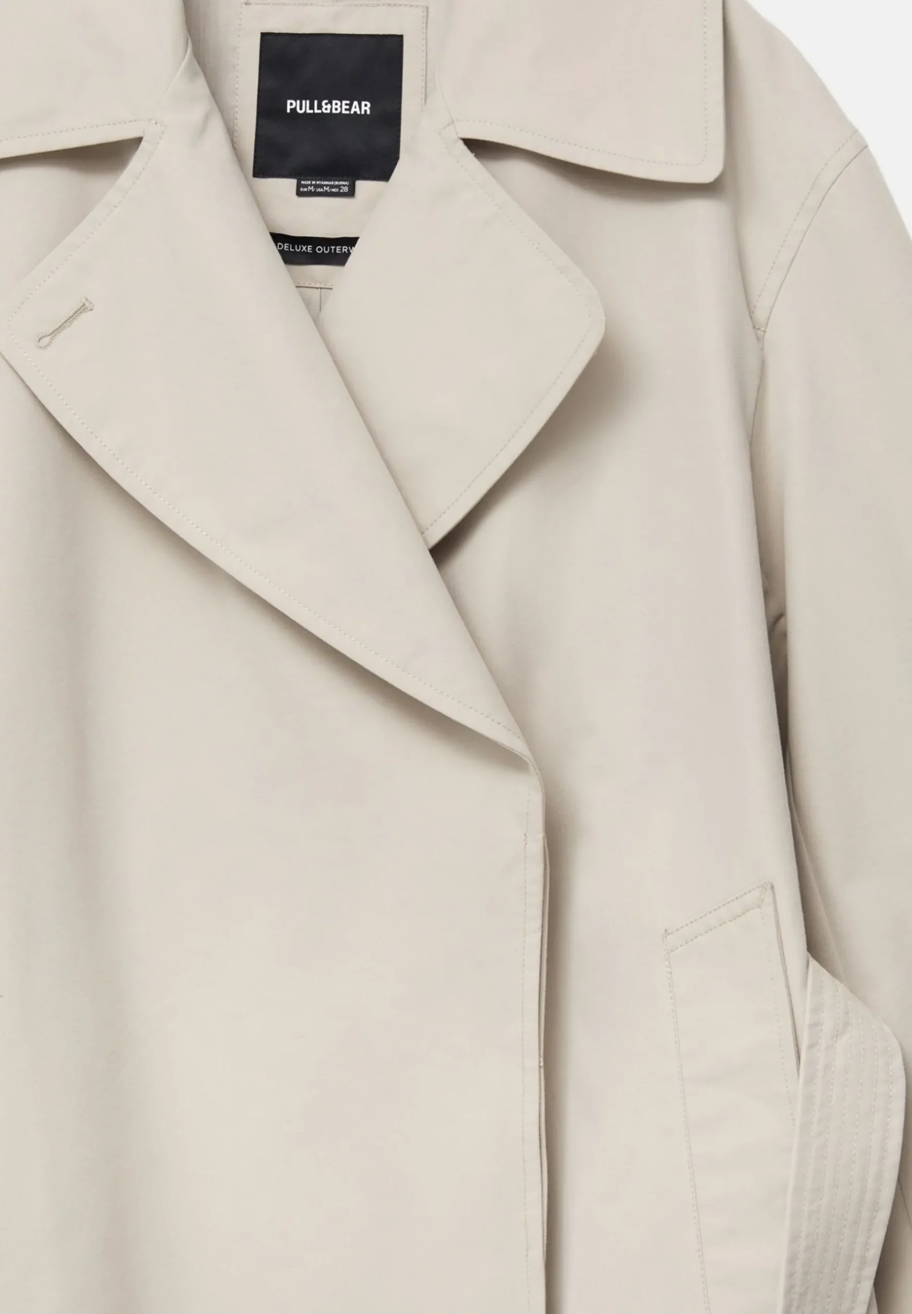 Double-Breasted With Buttons - Trench|PULL&BEAR Best