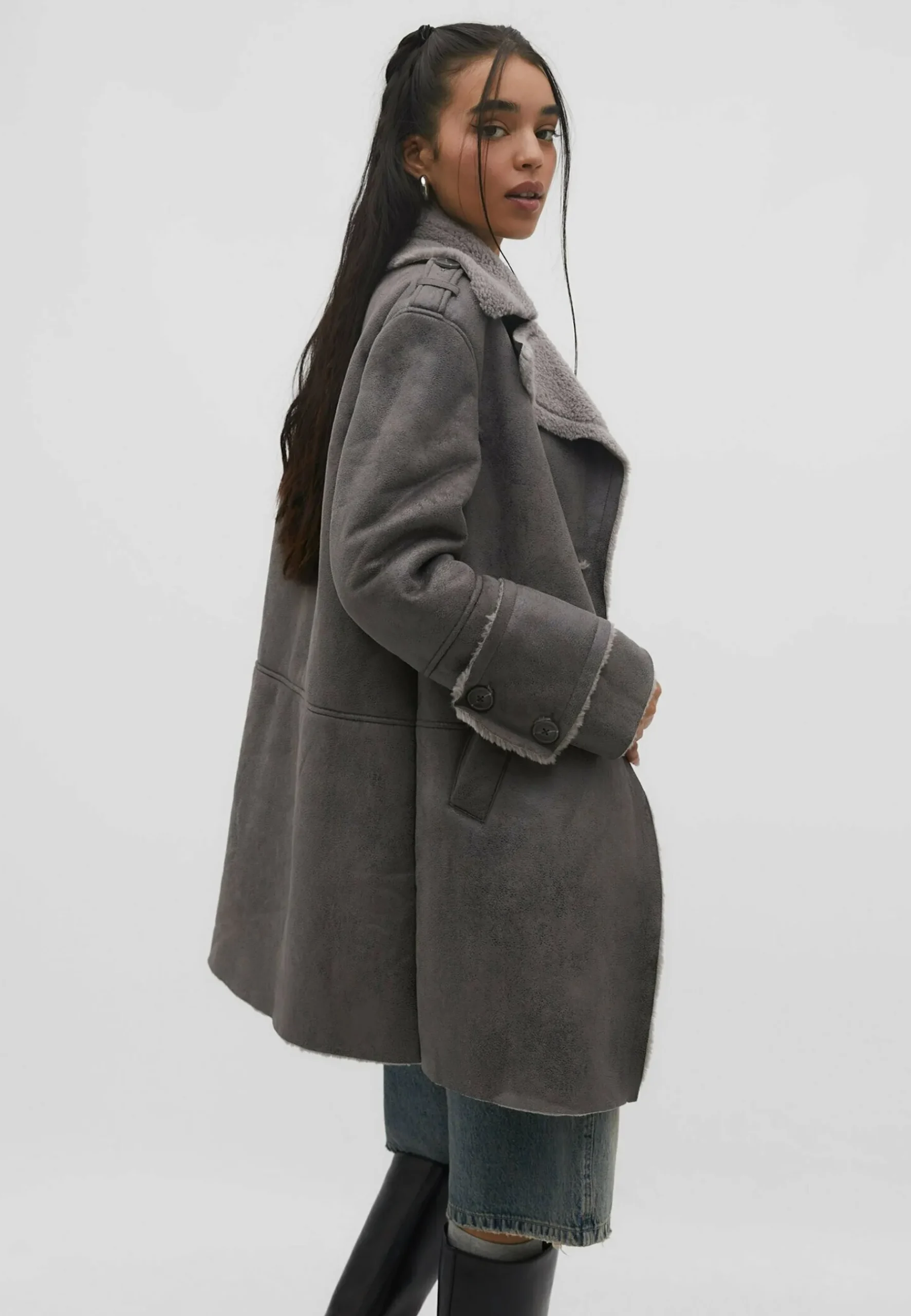 Double-Face - Manteau Court|Stradivarius Discount