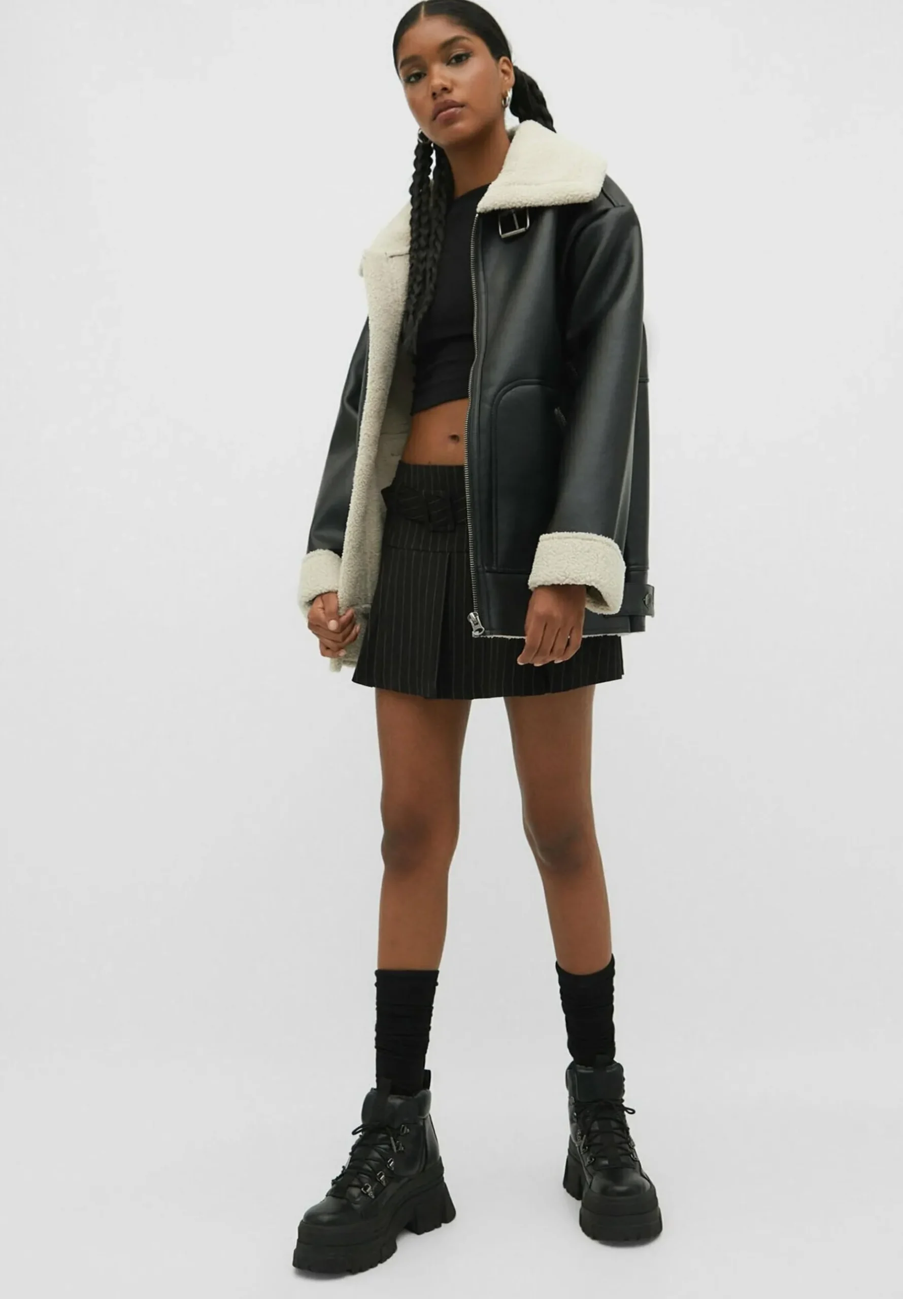 Double-Faced - Manteau Court|Stradivarius Outlet