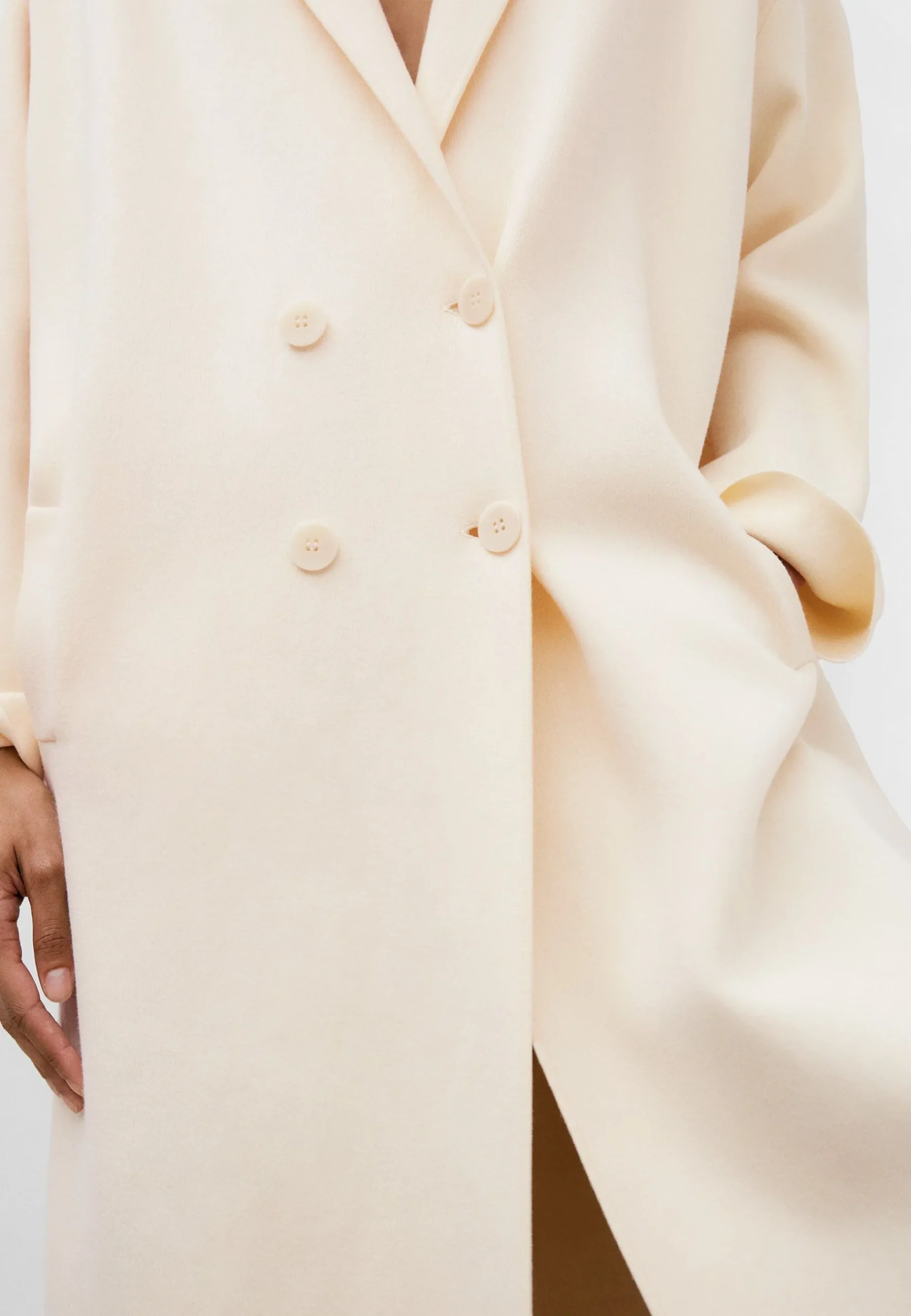 Double-Fronted Knitted - Manteau Classique|ADOLFO DOMINGUEZ Flash Sale