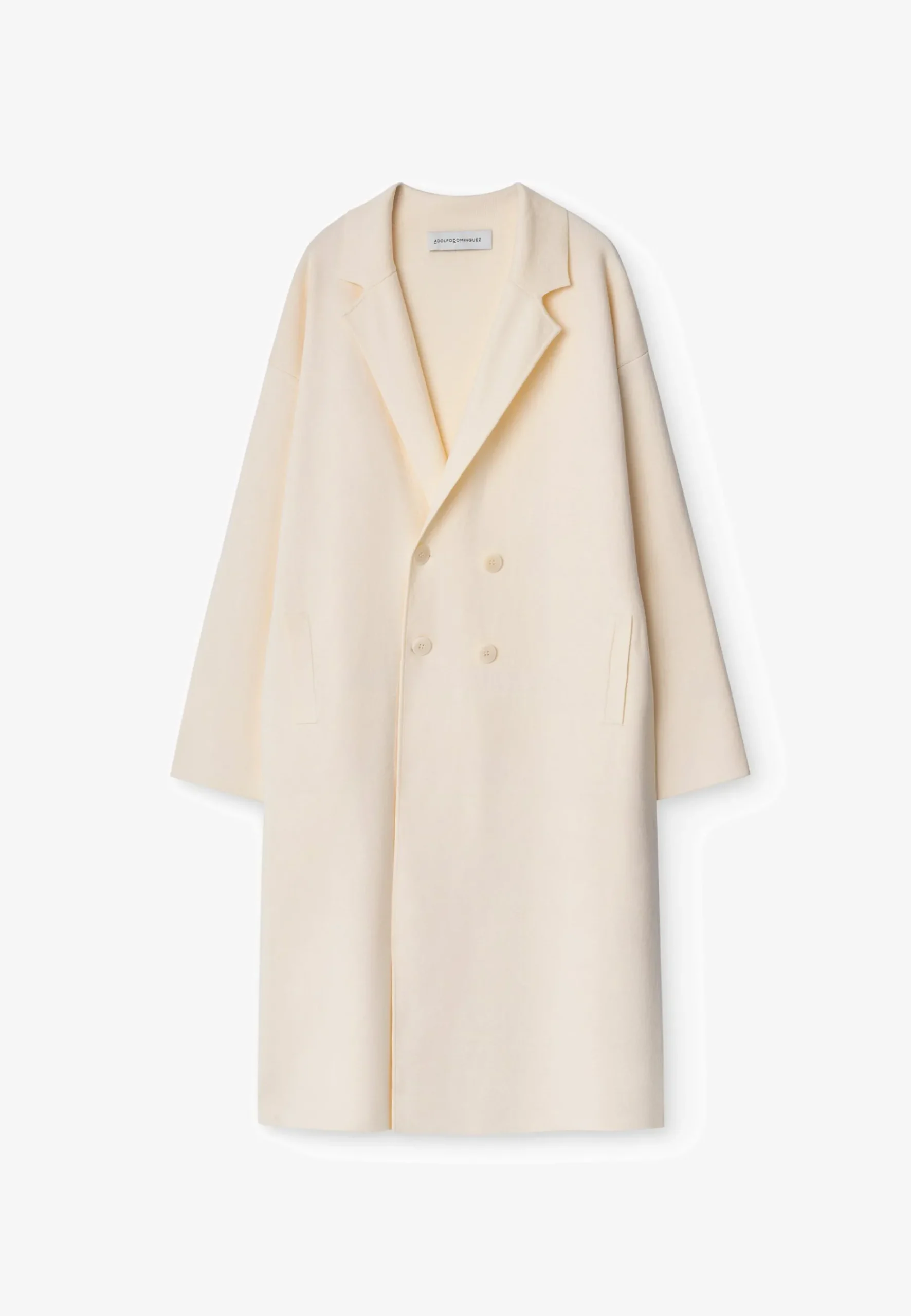 Double-Fronted Knitted - Manteau Classique|ADOLFO DOMINGUEZ Flash Sale