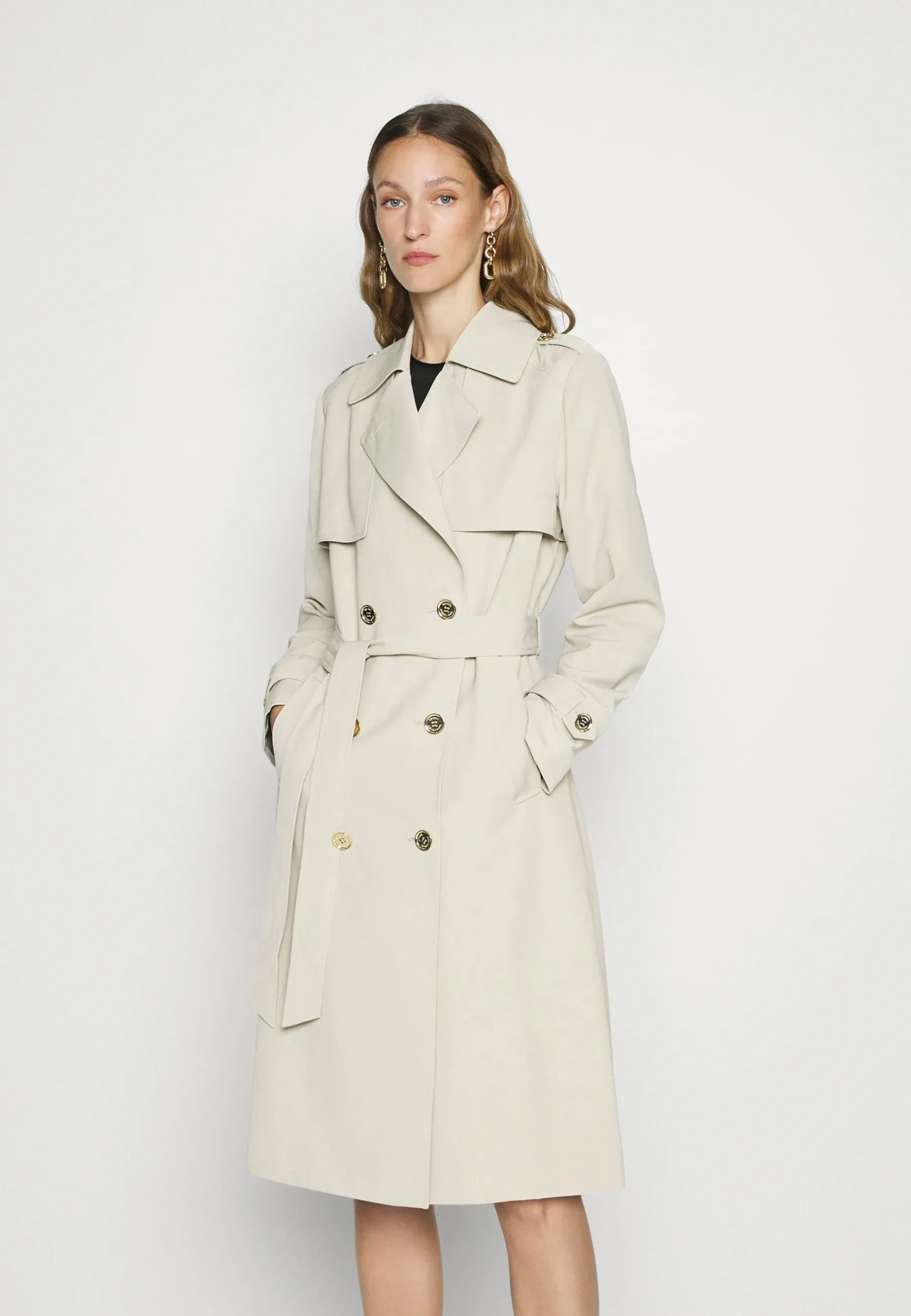 Drapey - Trench|MICHAEL Michael Kors Clearance
