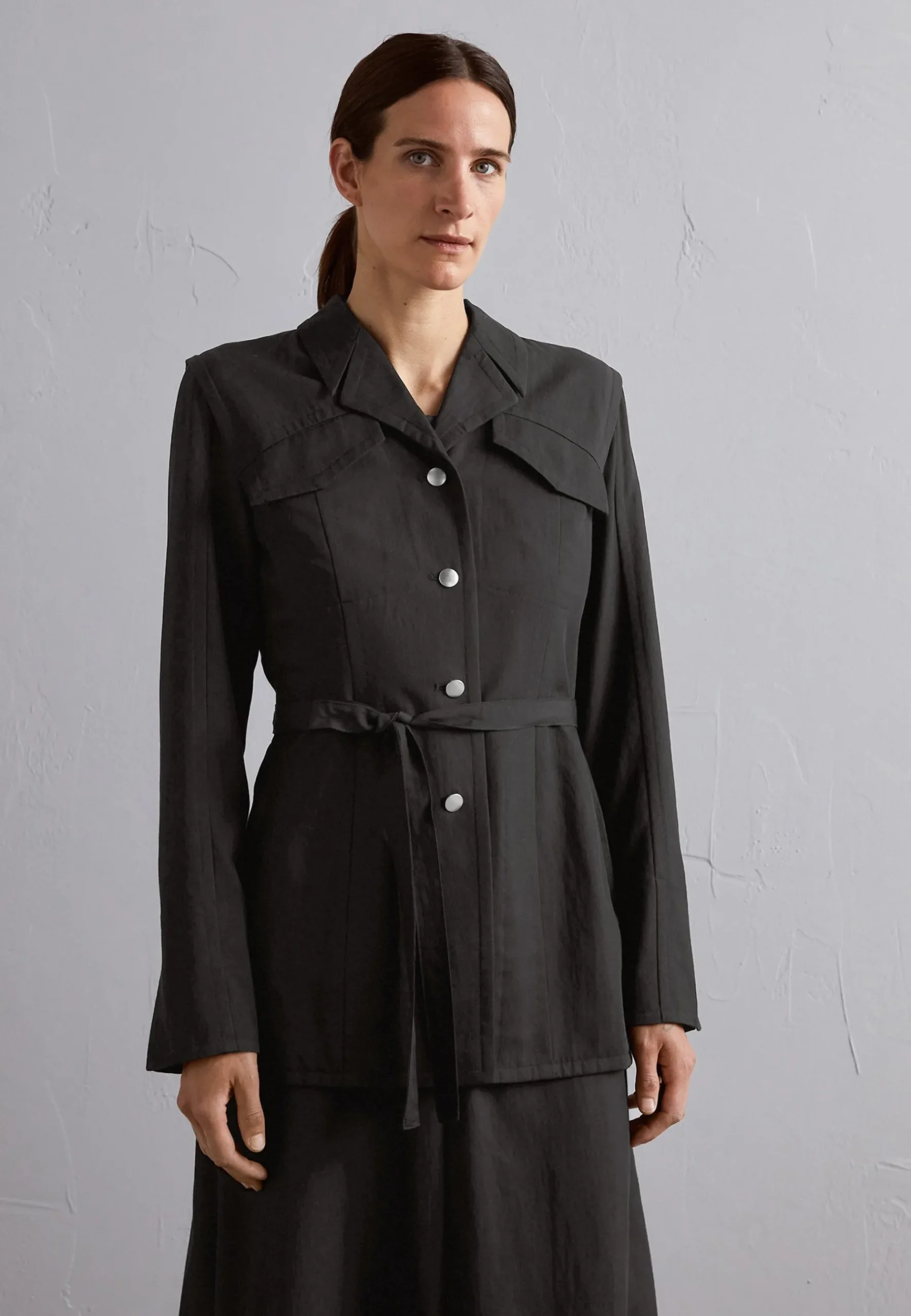 Drapey Suiting Jacket - Manteau Court|Proenza Schouler White Label Store
