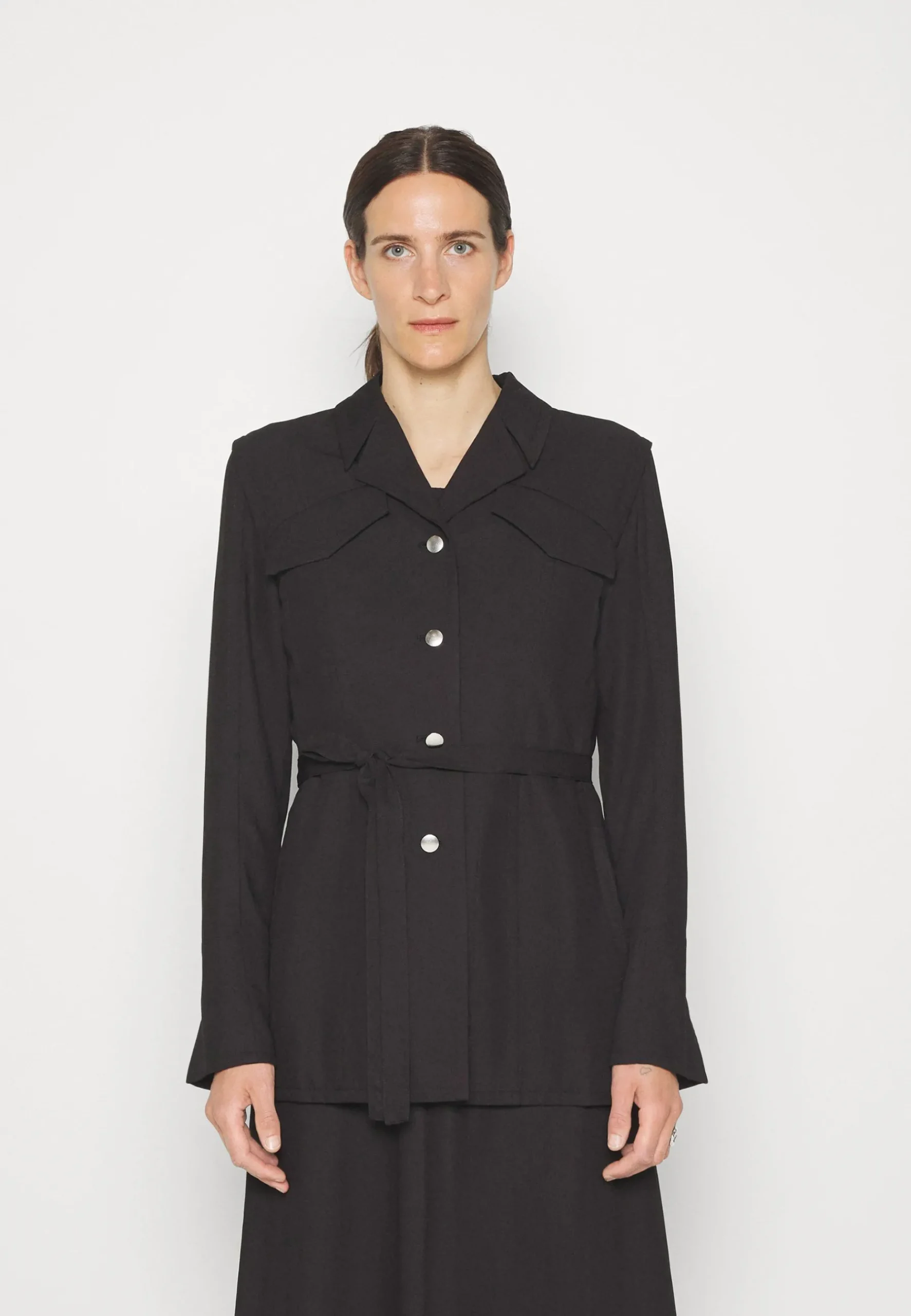 Drapey Suiting Jacket - Manteau Court|Proenza Schouler White Label Store