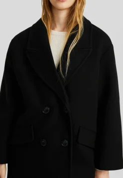 Drop-Shoulder -Long - Manteau Court|Bershka Shop