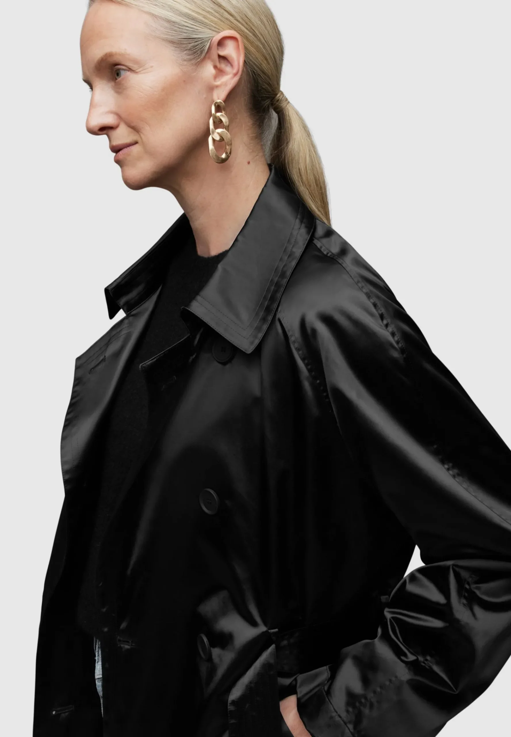 Elltee Toni - Trench|AllSaints Store