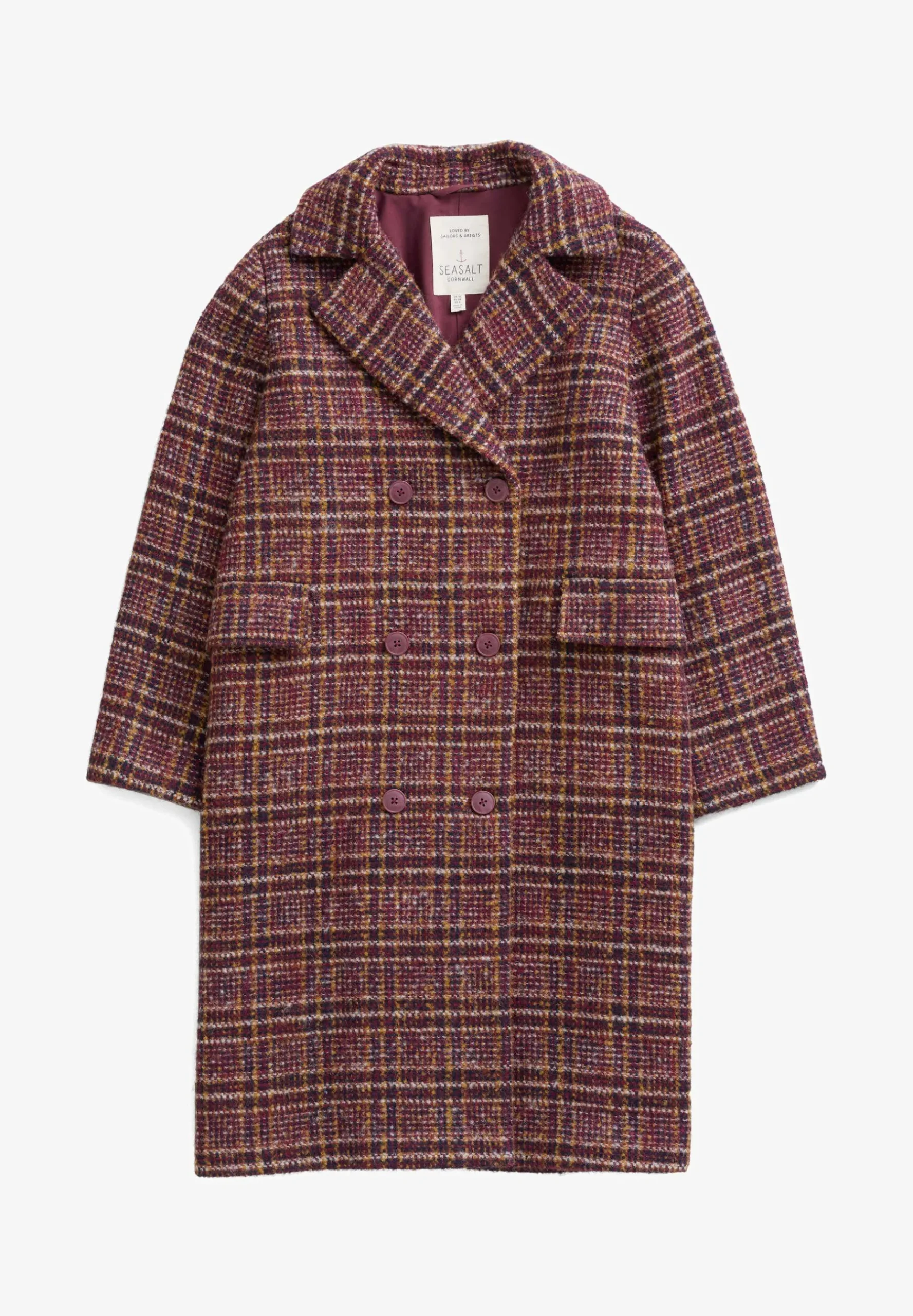Evenweave Blend Checked - Manteau Classique|Seasalt Cornwall Hot