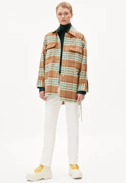 Faadey Check - Manteau Court|ARMEDANGELS Clearance