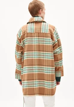Faadey Check - Manteau Court|ARMEDANGELS Clearance