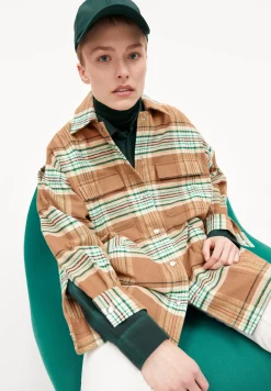 Faadey Check - Manteau Court|ARMEDANGELS Clearance