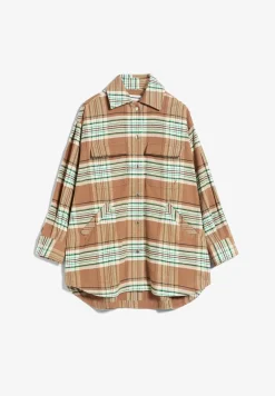 Faadey Check - Manteau Court|ARMEDANGELS Clearance