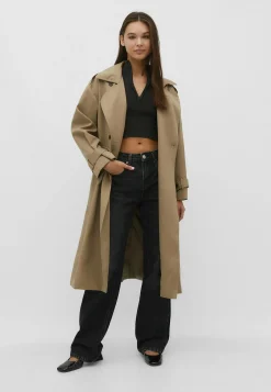 Flowing Lined - Trench|Stradivarius Cheap
