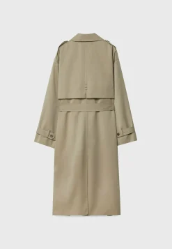 Flowing Lined - Trench|Stradivarius Cheap