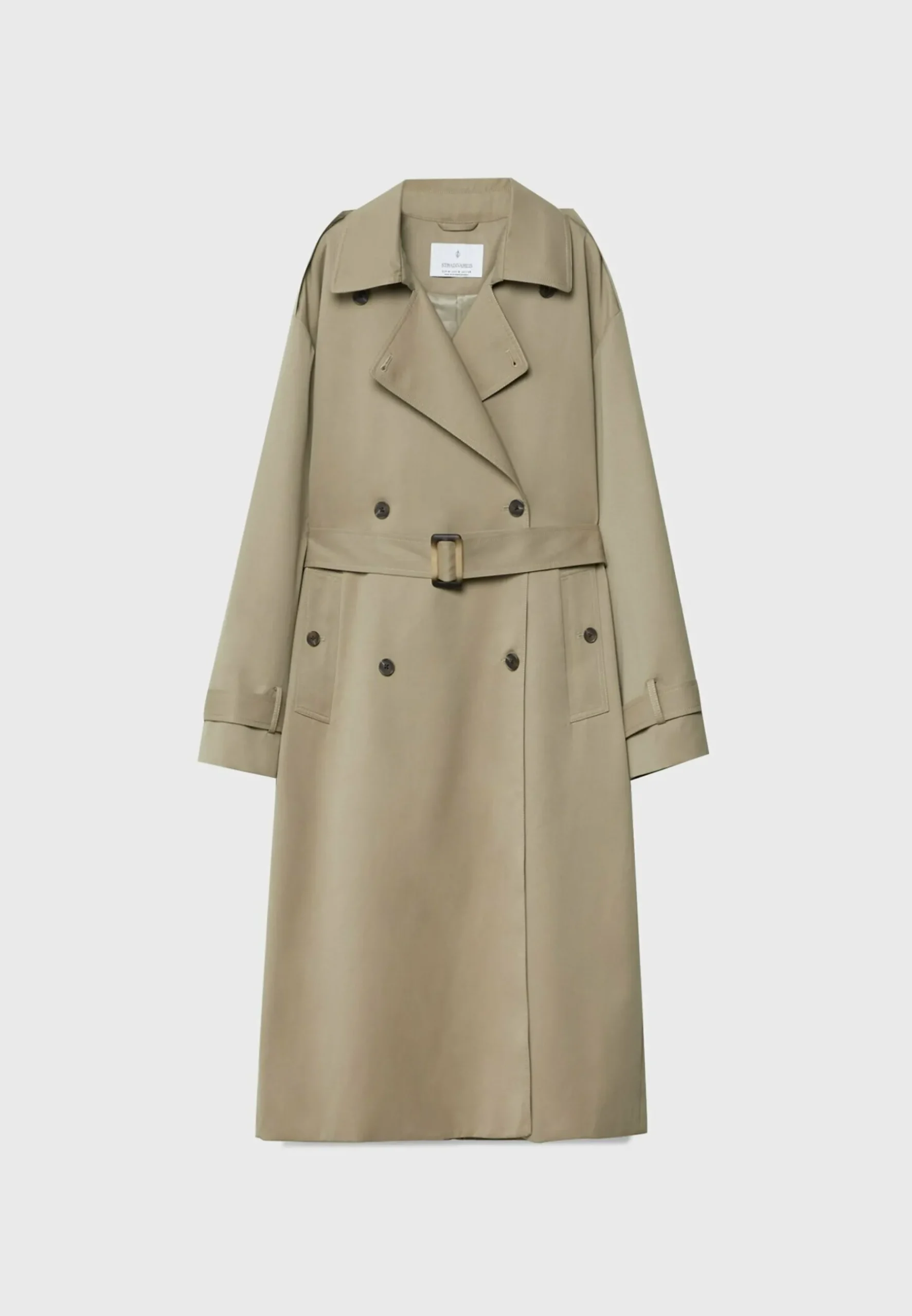 Flowing Lined - Trench|Stradivarius Cheap
