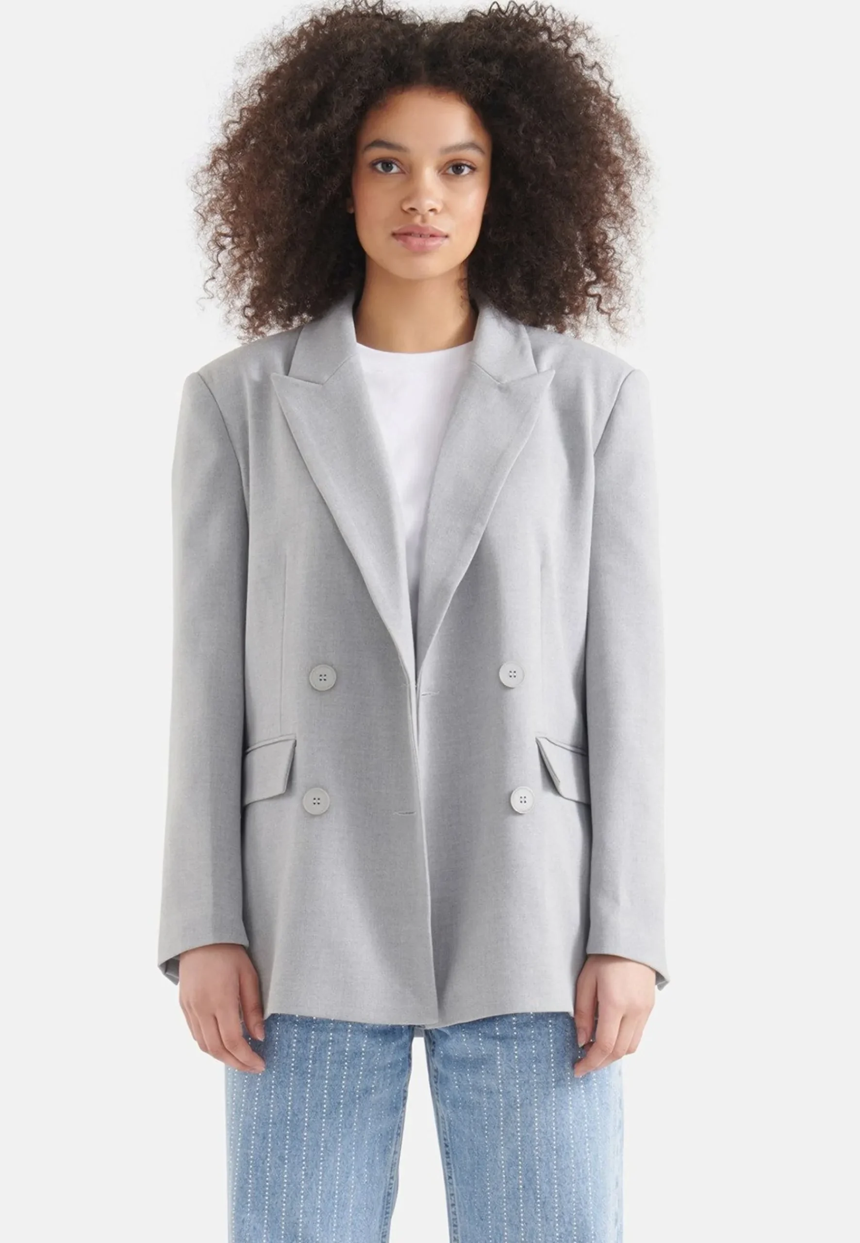 Geborduurde - Manteau Court|Shoeby Clearance