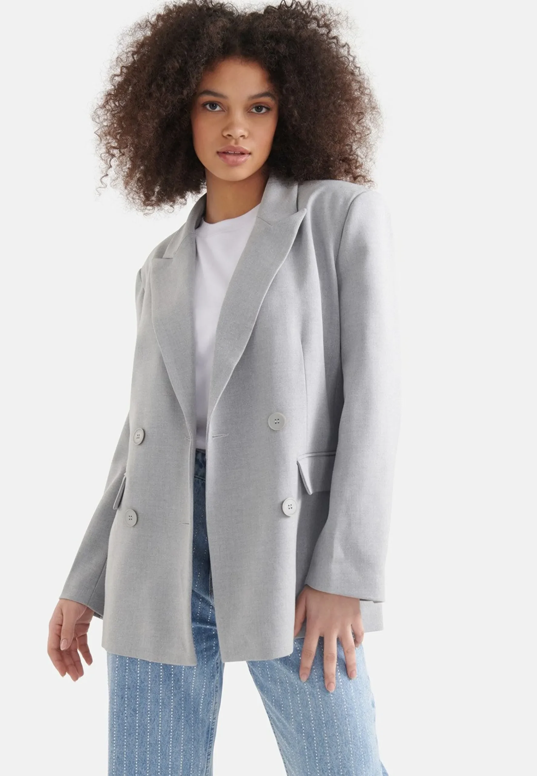 Geborduurde - Manteau Court|Shoeby Clearance