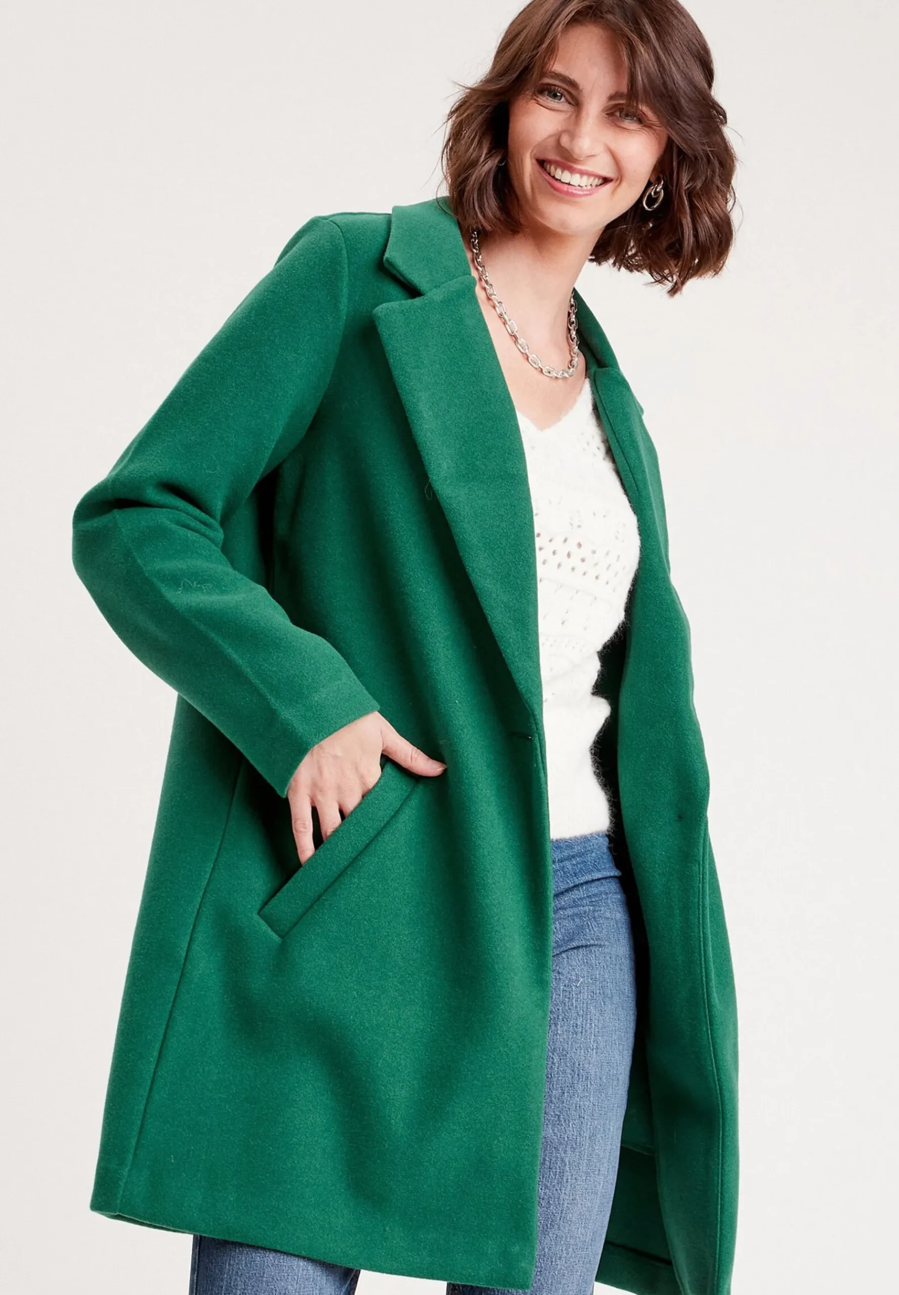 Gerade Geschnittener - Manteau Classique|Cache Cache New