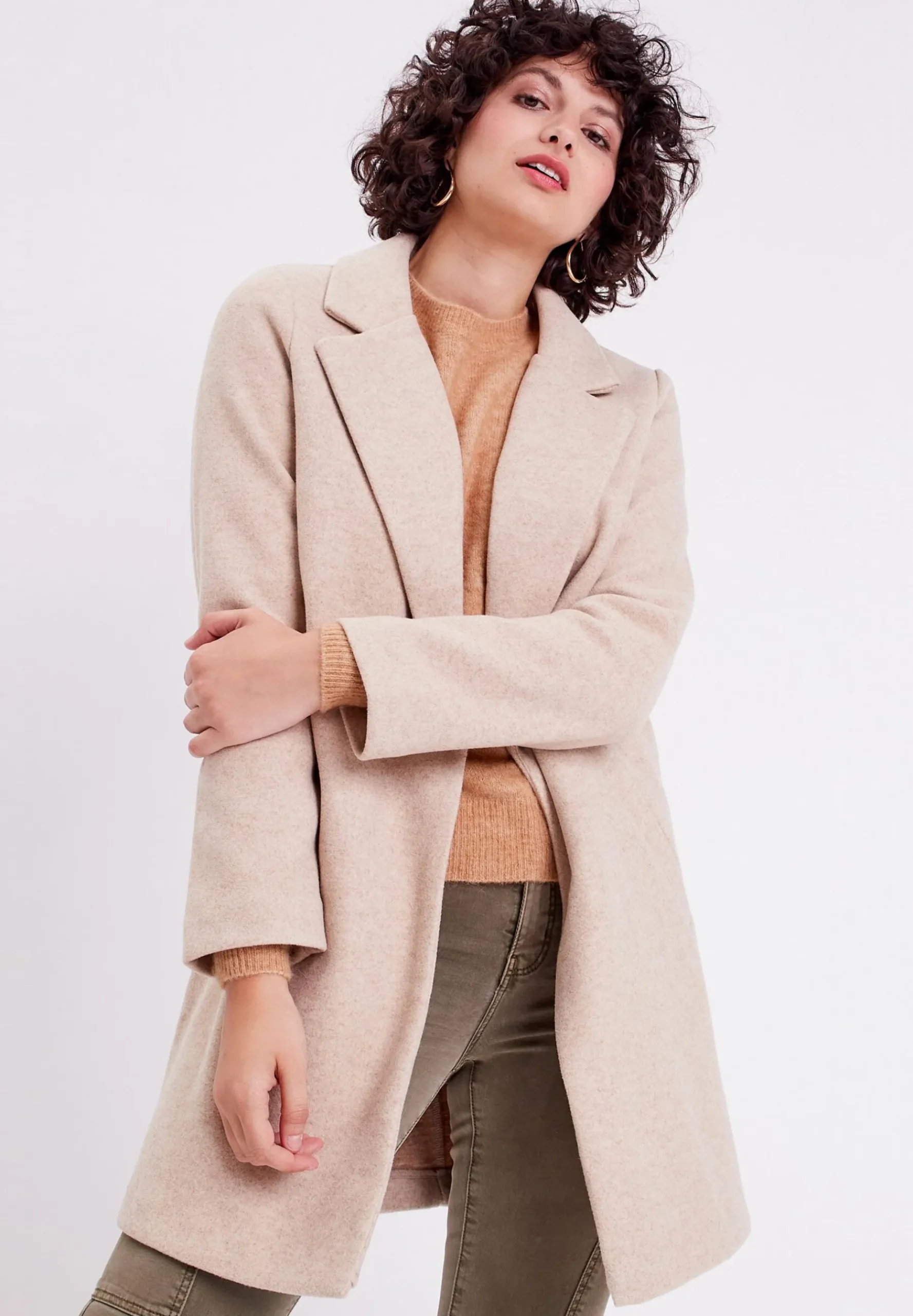 Gerade Geschnittener - Manteau Court|Cache Cache Cheap