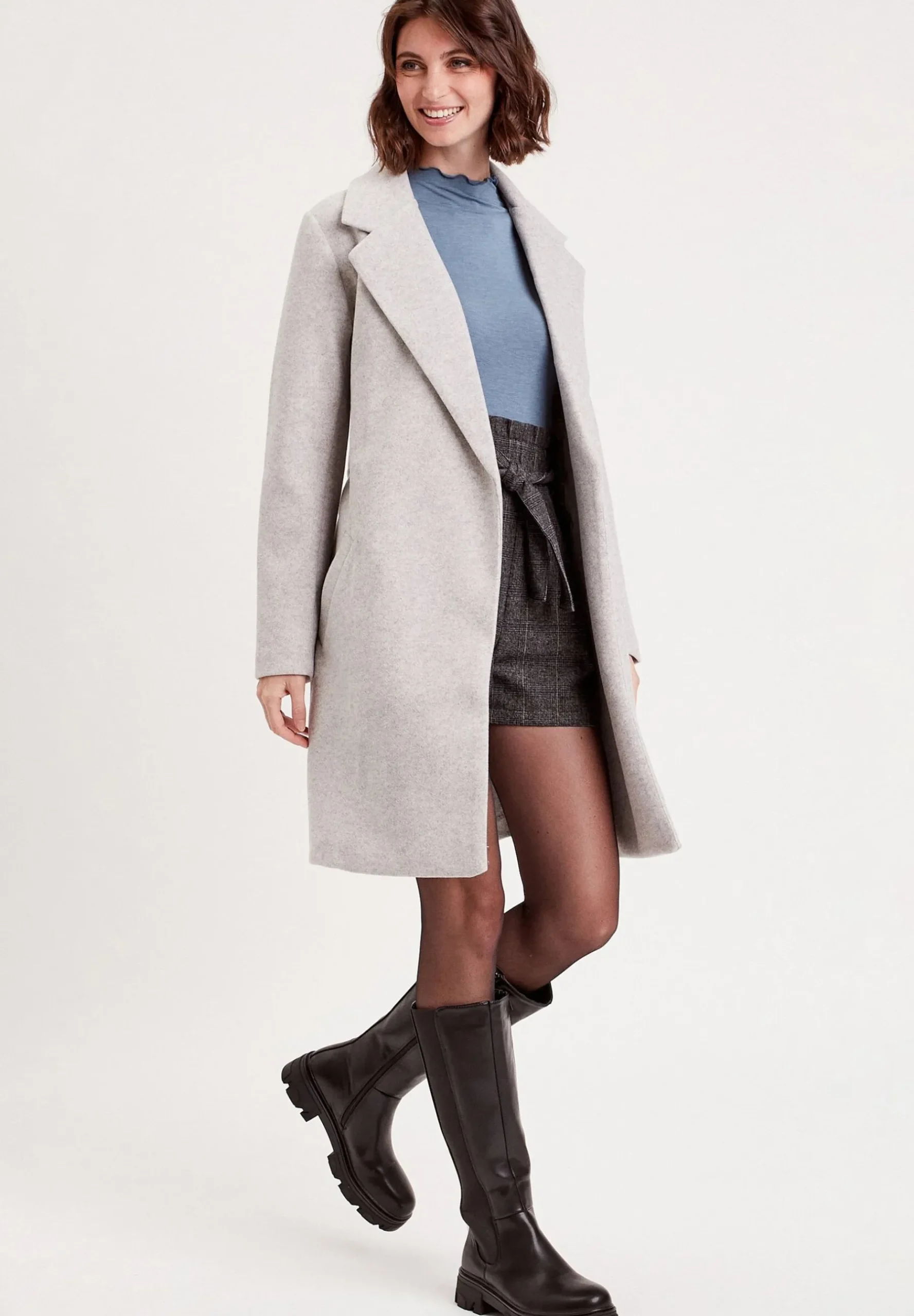 Gerader Mit Gurtel - Manteau Classique|Cache Cache Clearance