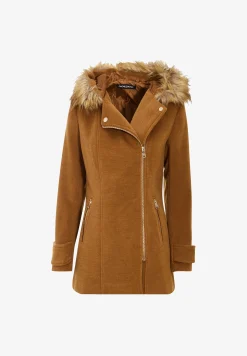 Gerader Mit Kapuze - Manteau Court|Cache Cache Online