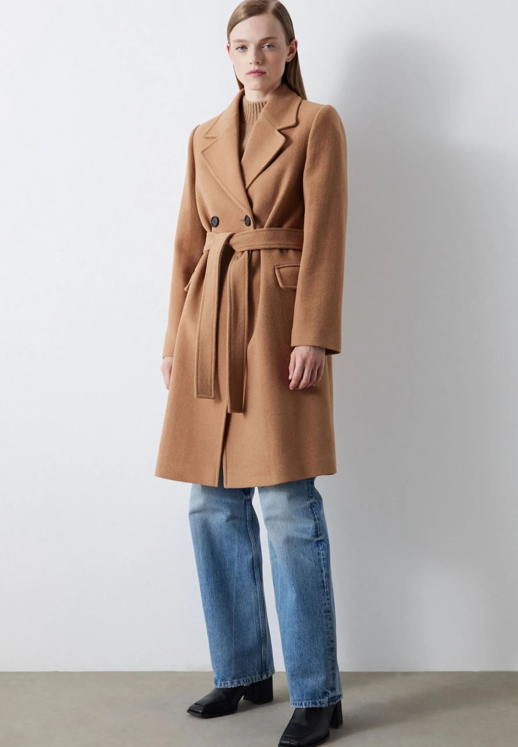 Heavy Regular Fit Belted Cachet - Trench|Ipekyol Discount