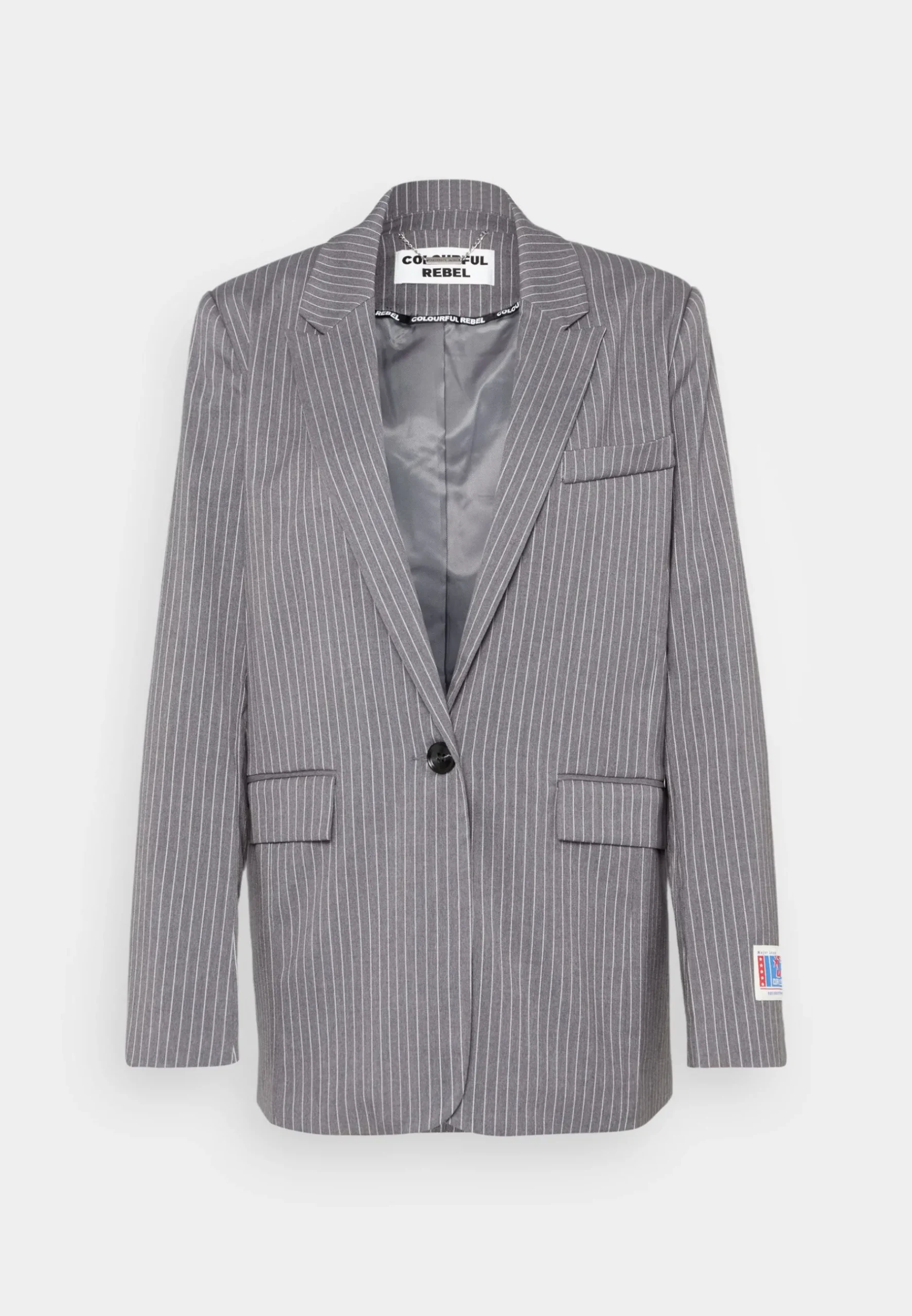 Jesra Stripe Single Breasted Boyfriend - Manteau Court|Colourful Rebel New