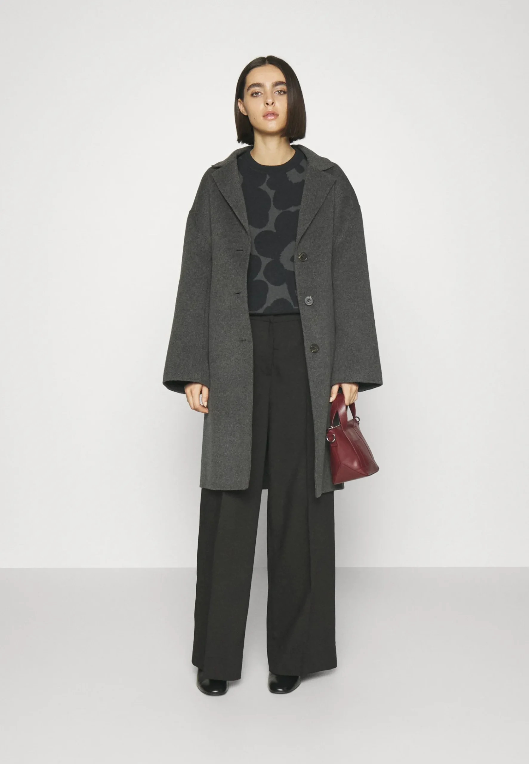Kapiteeli Solid Coat - Manteau Classique|Marimekko Flash Sale
