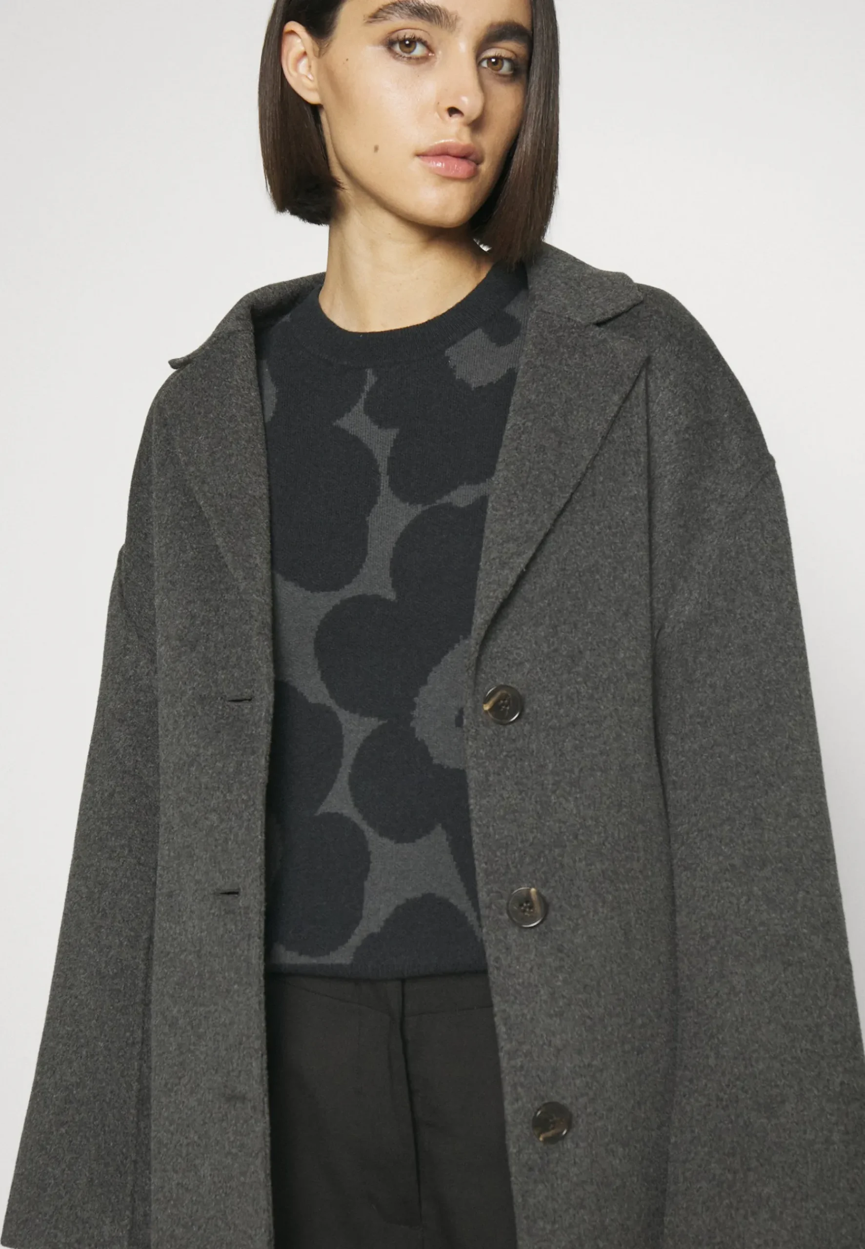 Kapiteeli Solid Coat - Manteau Classique|Marimekko Flash Sale