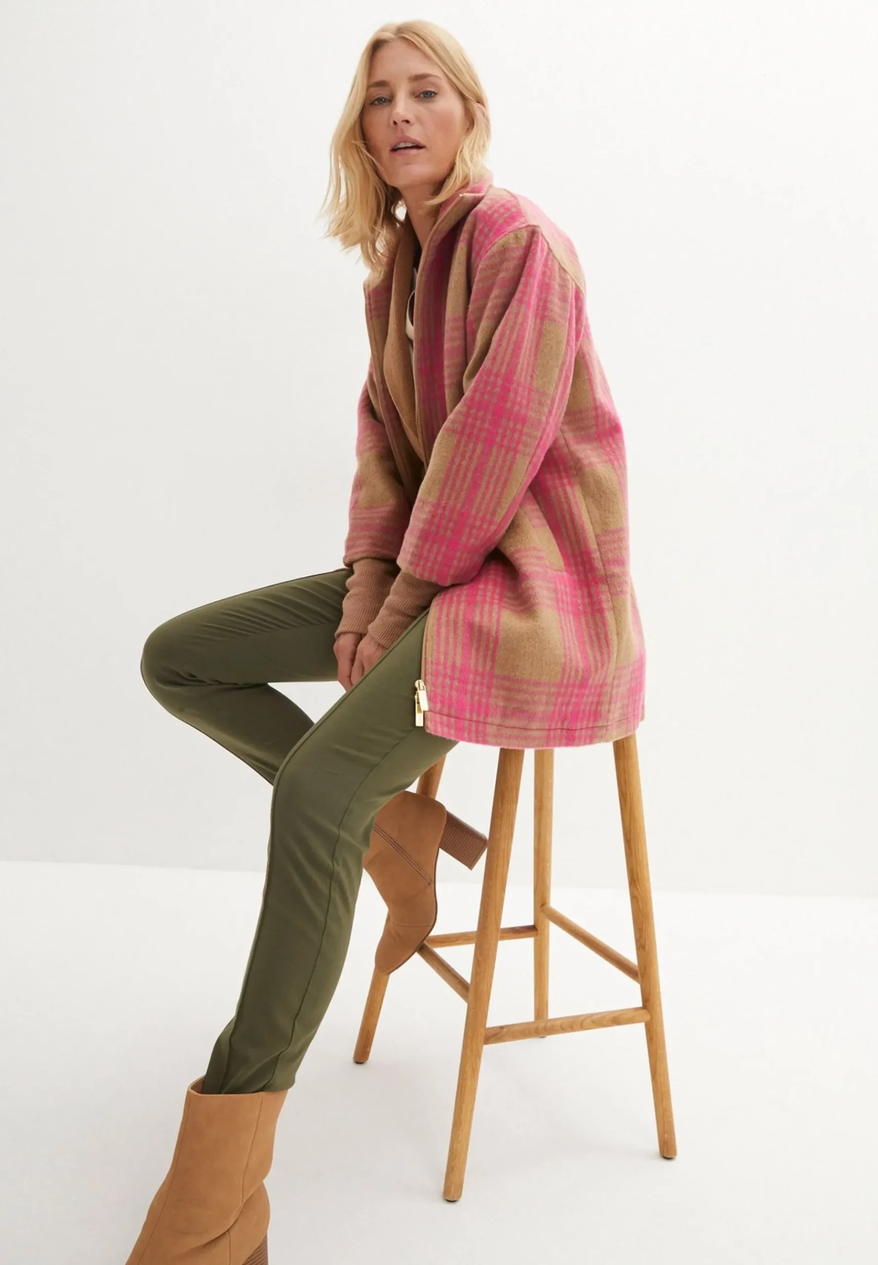 Kariert - Manteau Court|bonprix Discount