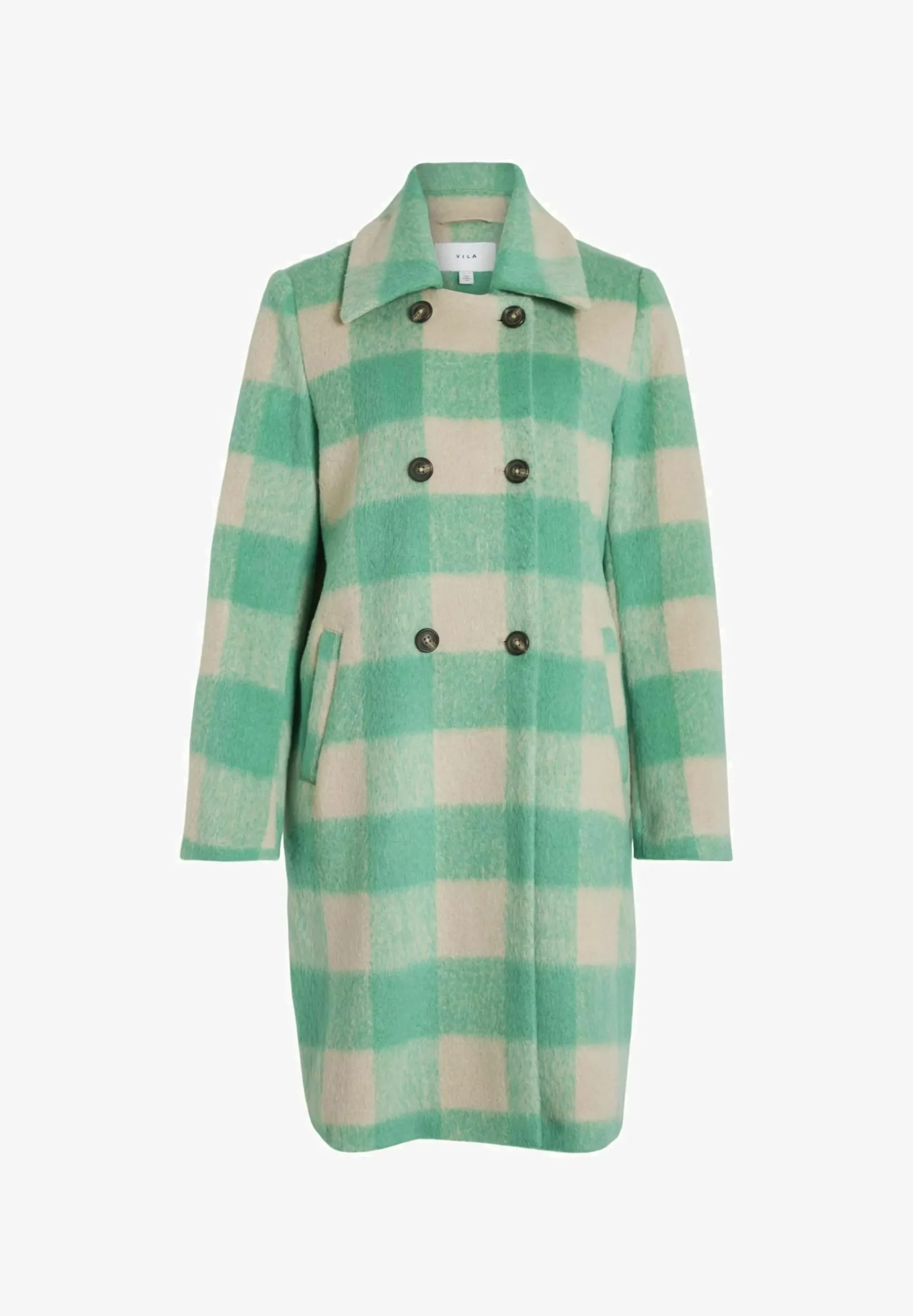 Karierte - Manteau Classique|VILA Fashion