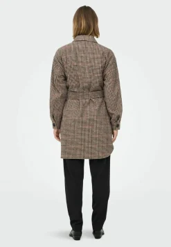 Karierte - Manteau Court|ONLY Clearance