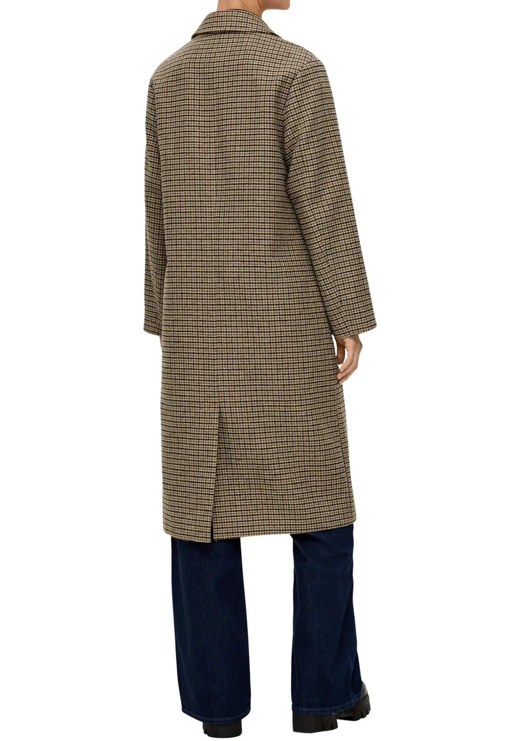 Karierter Mit Anteil - Manteau Classique|s.Oliver Outlet