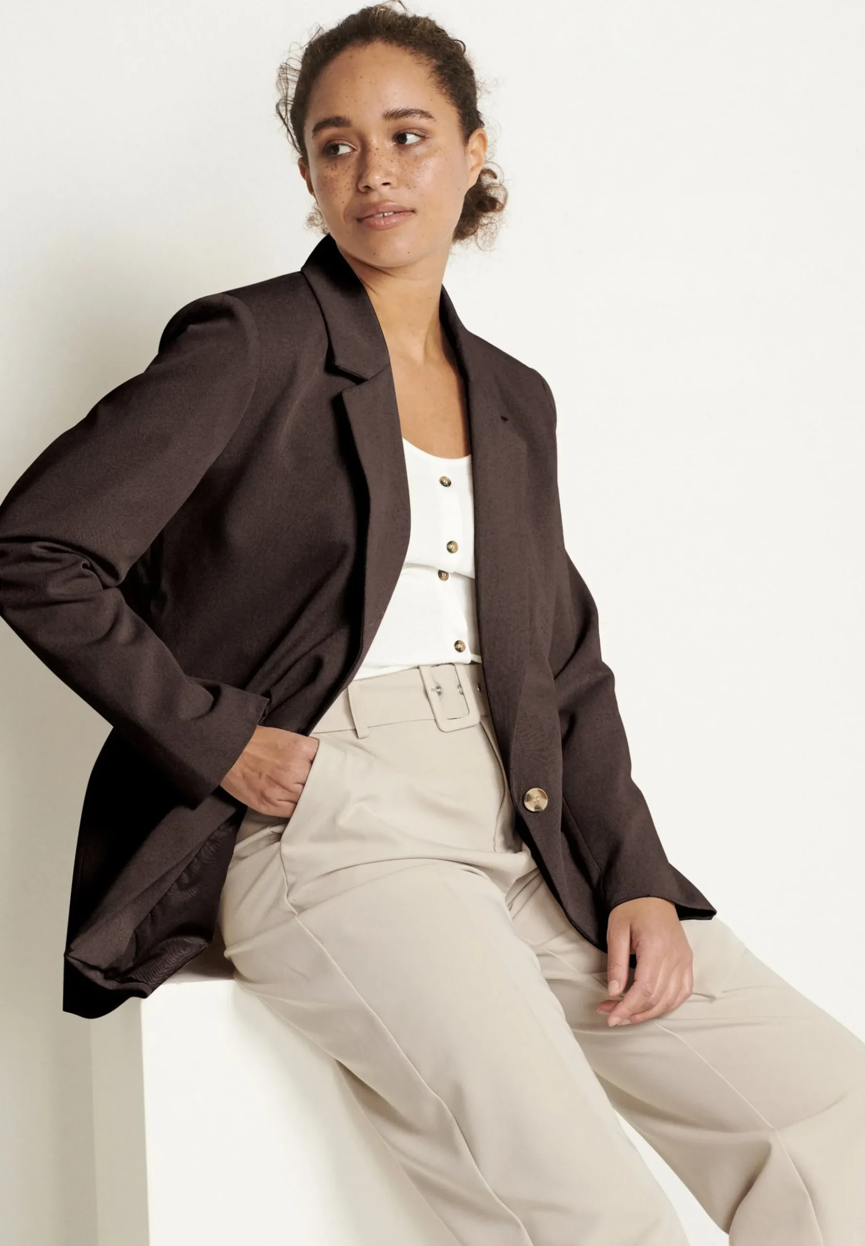 Kasakura - Manteau Court|Kaffe Cheap