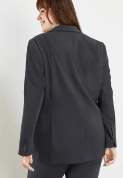 Langarm Taillierter - Manteau Court|Samoon Discount