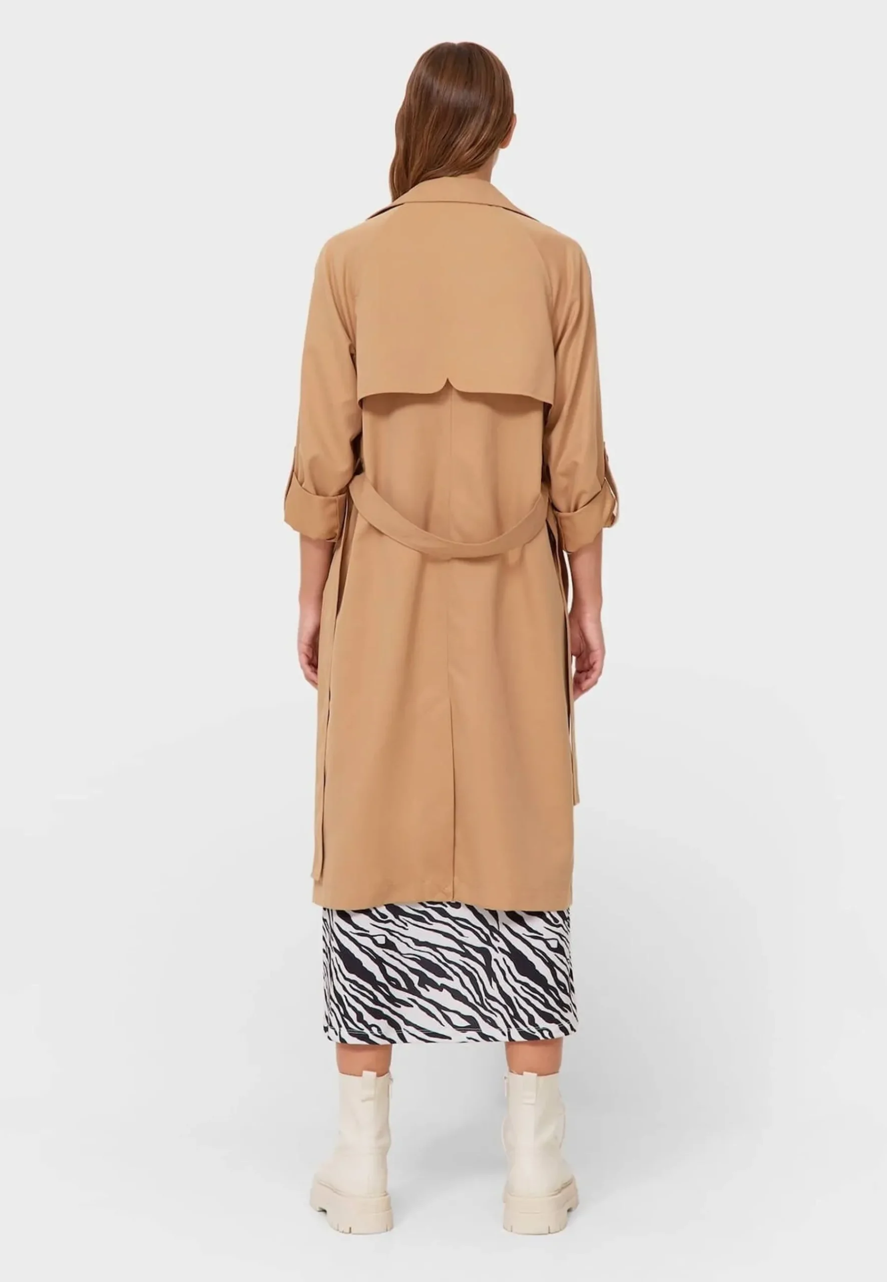 Langer Fliessender - Trench|Stradivarius Flash Sale