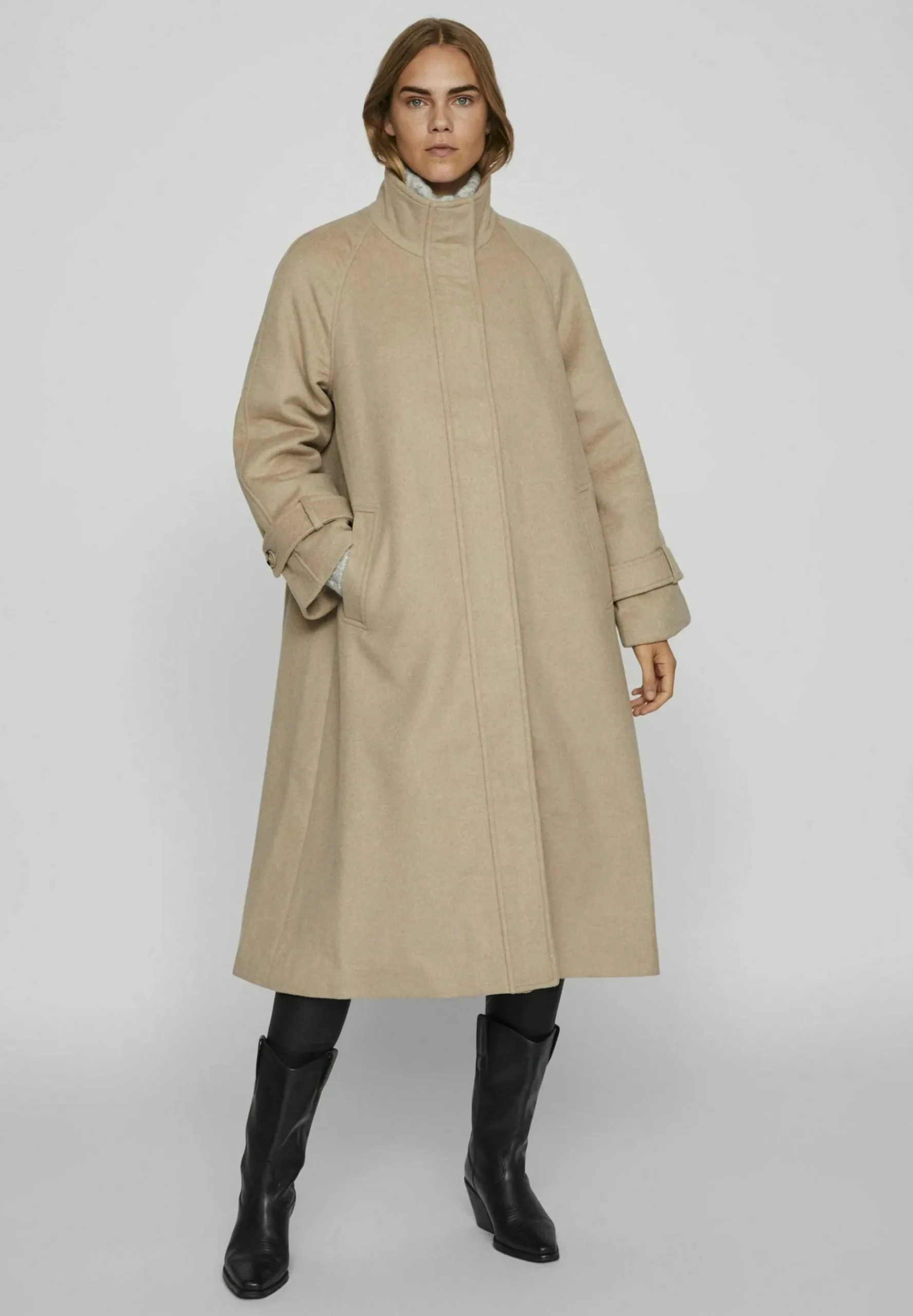Langer High Neck - Manteau Classique|VILA ROUGE Best
