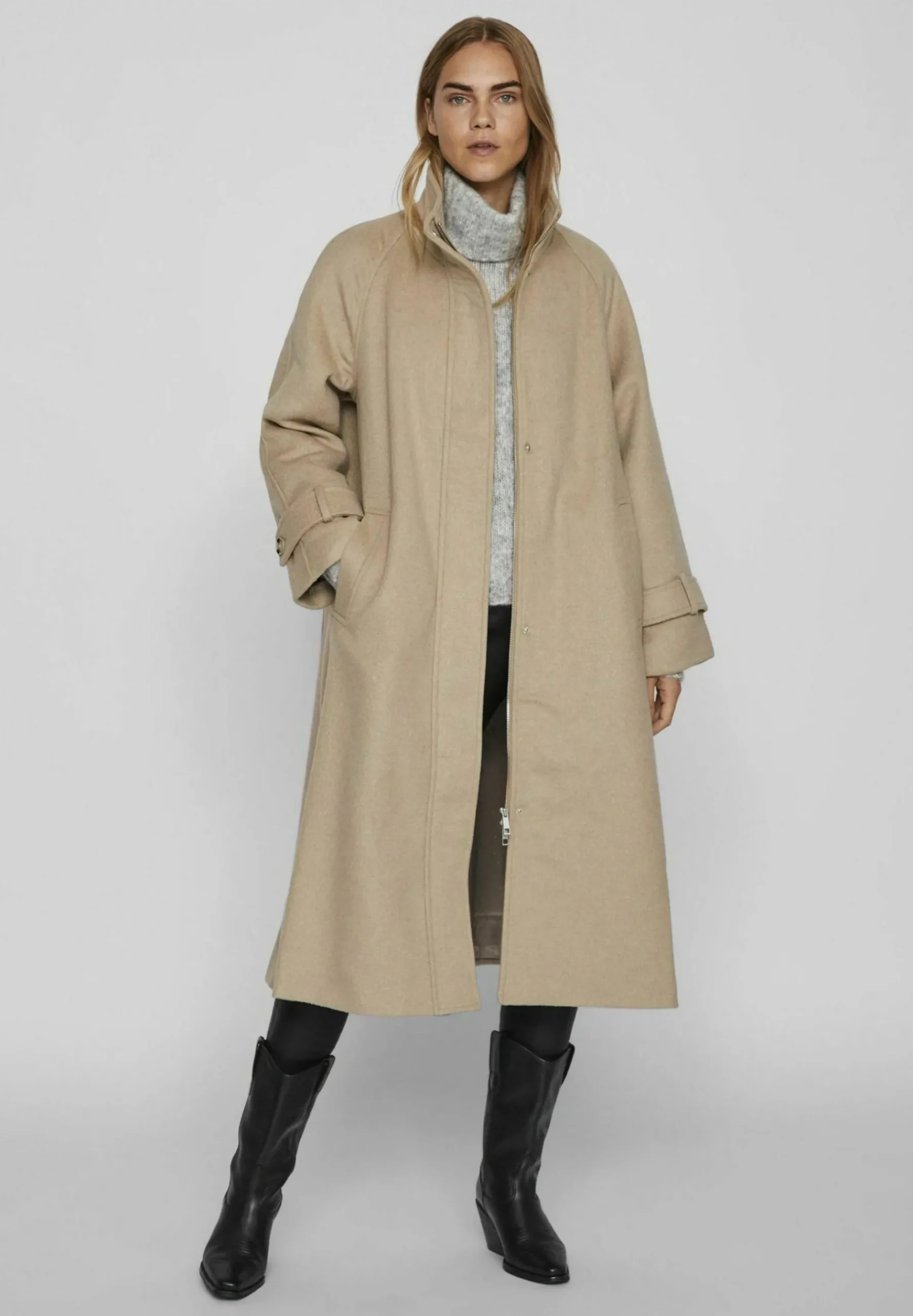Langer High Neck - Manteau Classique|VILA ROUGE Best