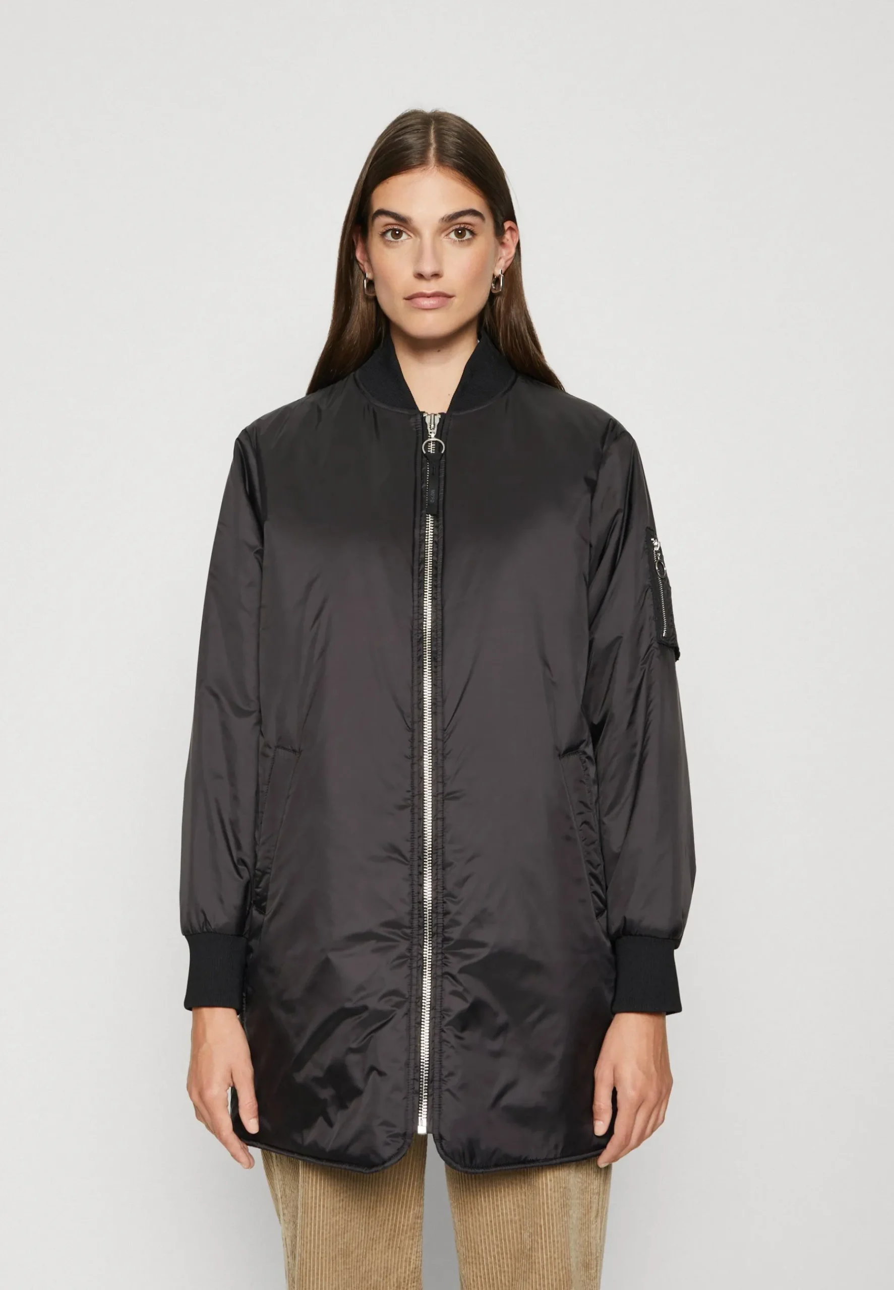 Light Padded Long Zipper Welt Pockets - Manteau Court|Marc O'Polo DENIM Best