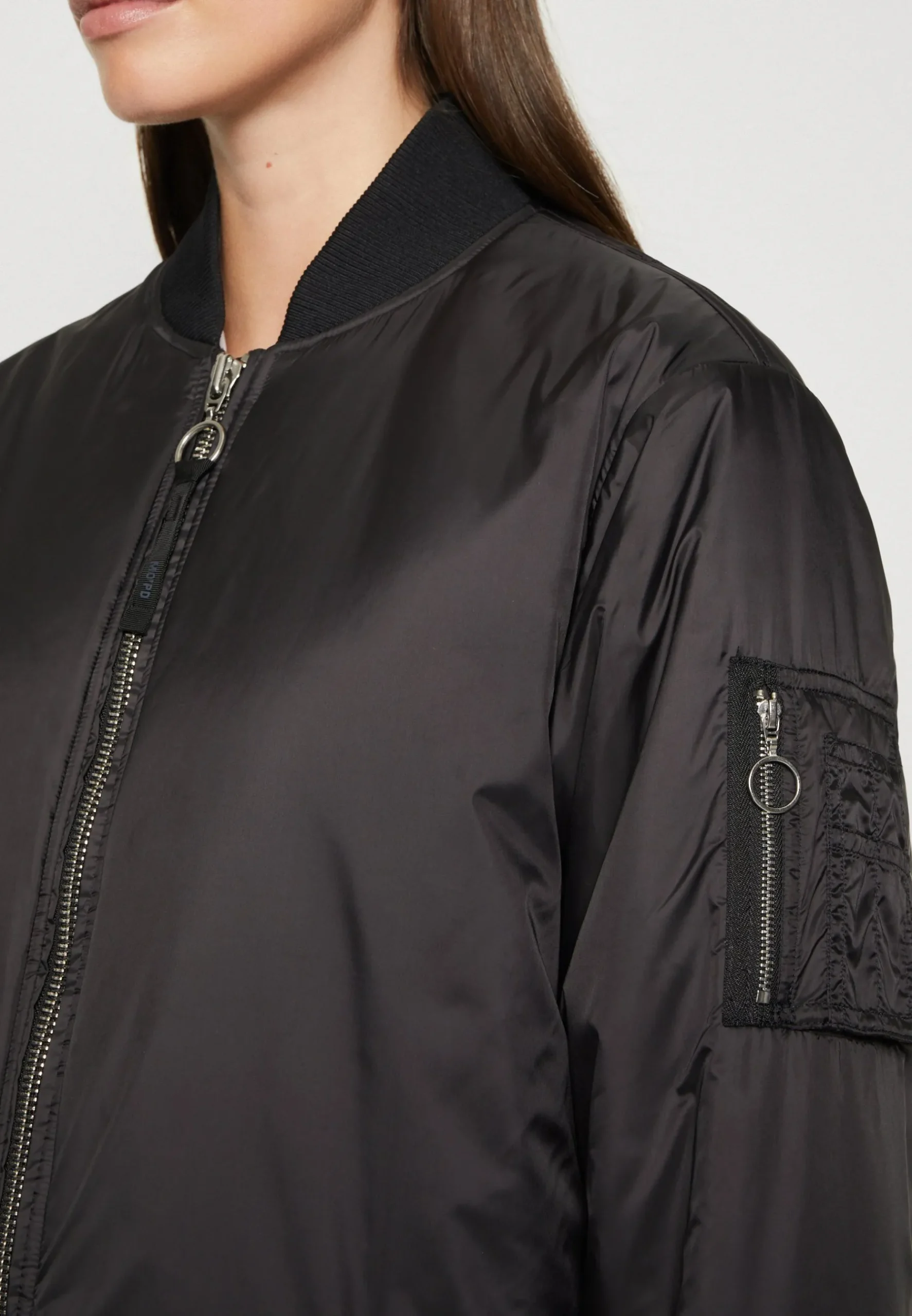 Light Padded Long Zipper Welt Pockets - Manteau Court|Marc O'Polo DENIM Best