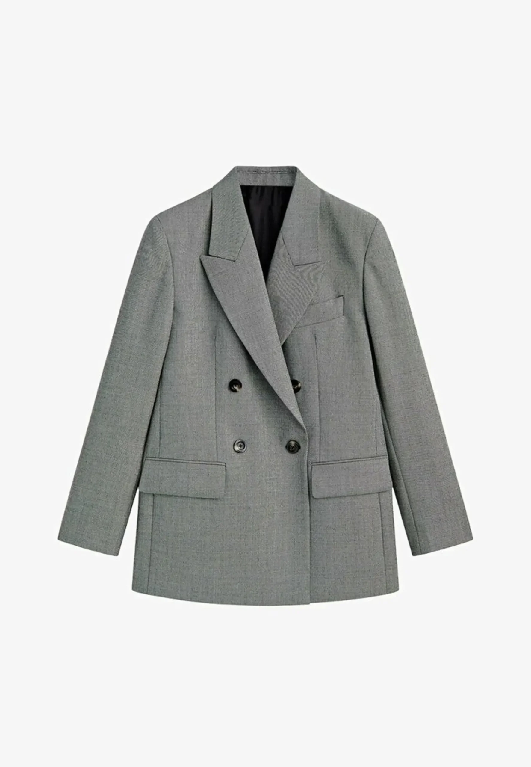 Limited Edition Textured Double Breasted - Manteau Court|Massimo Dutti Online