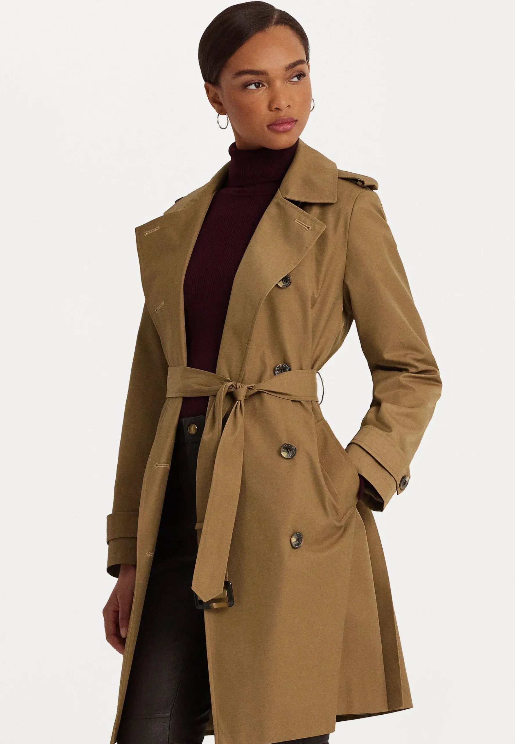 Lined Coat - Trench|Lauren Ralph Lauren Clearance