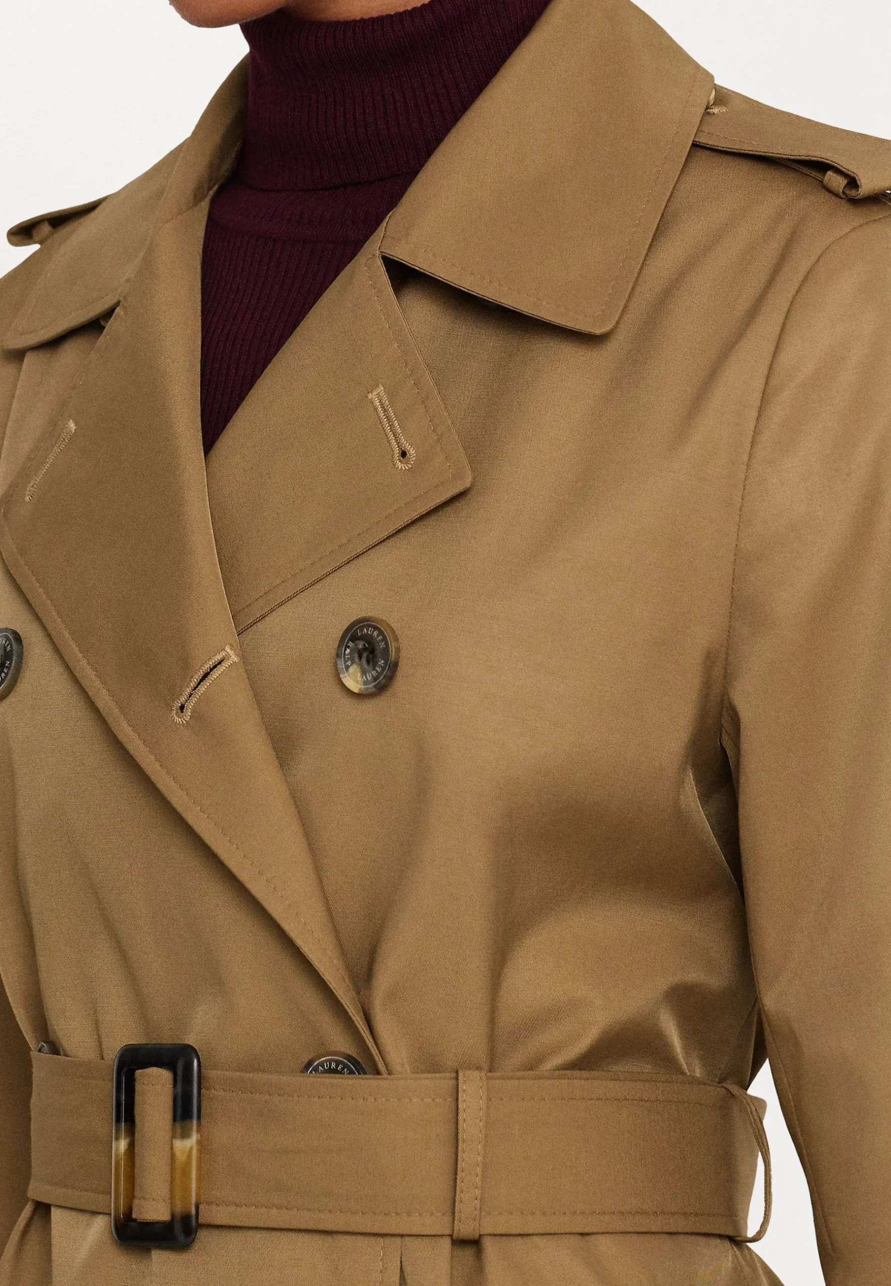 Lined Coat - Trench|Lauren Ralph Lauren Clearance