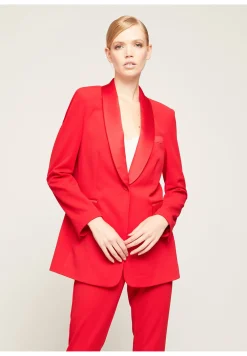 Long A Simple Boutonnage Teinte Unie - Manteau Court|Motivi Store