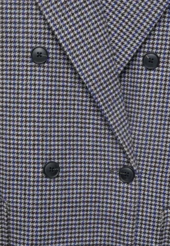 Long Check Texture - Manteau Classique|PULL&BEAR Clearance