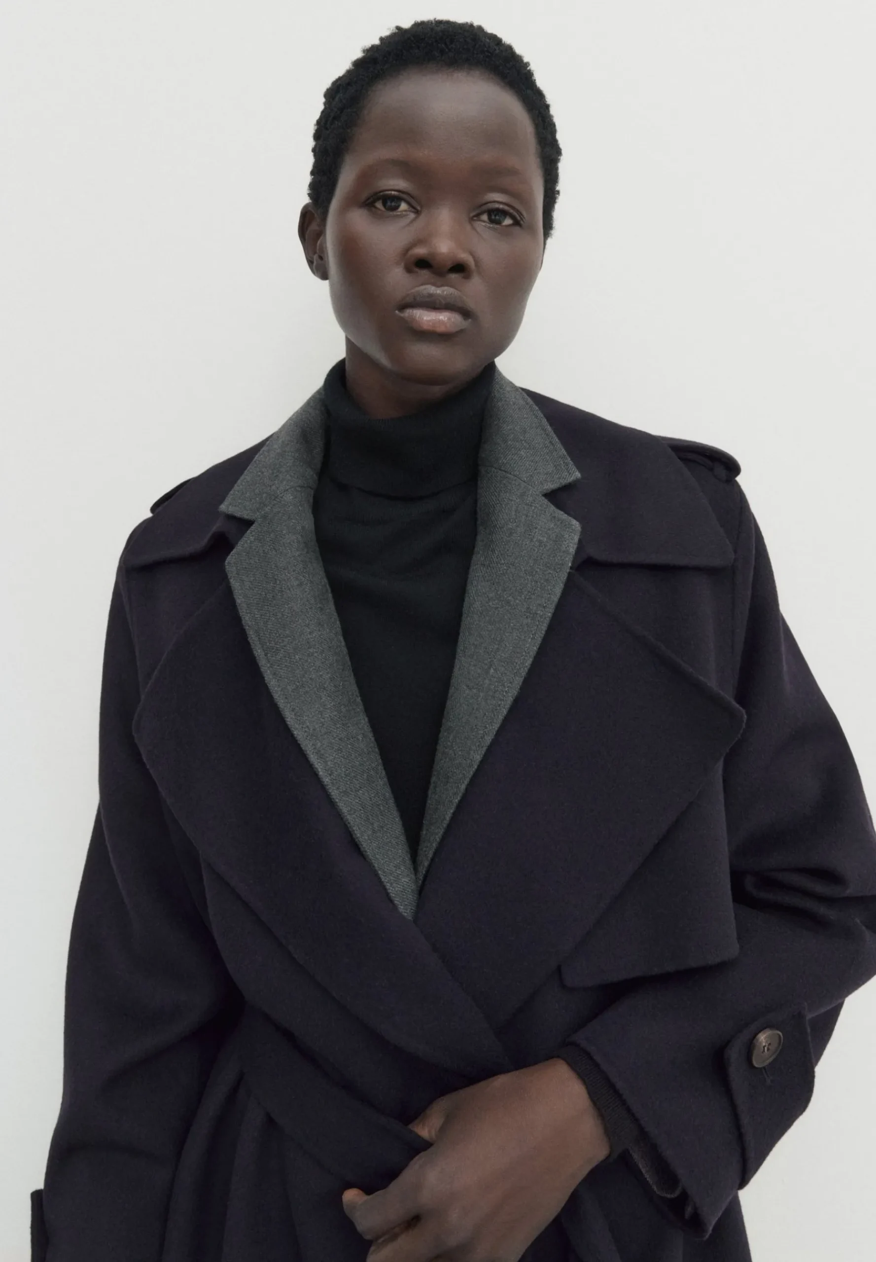 Long Effect Blend - Trench|Massimo Dutti Hot