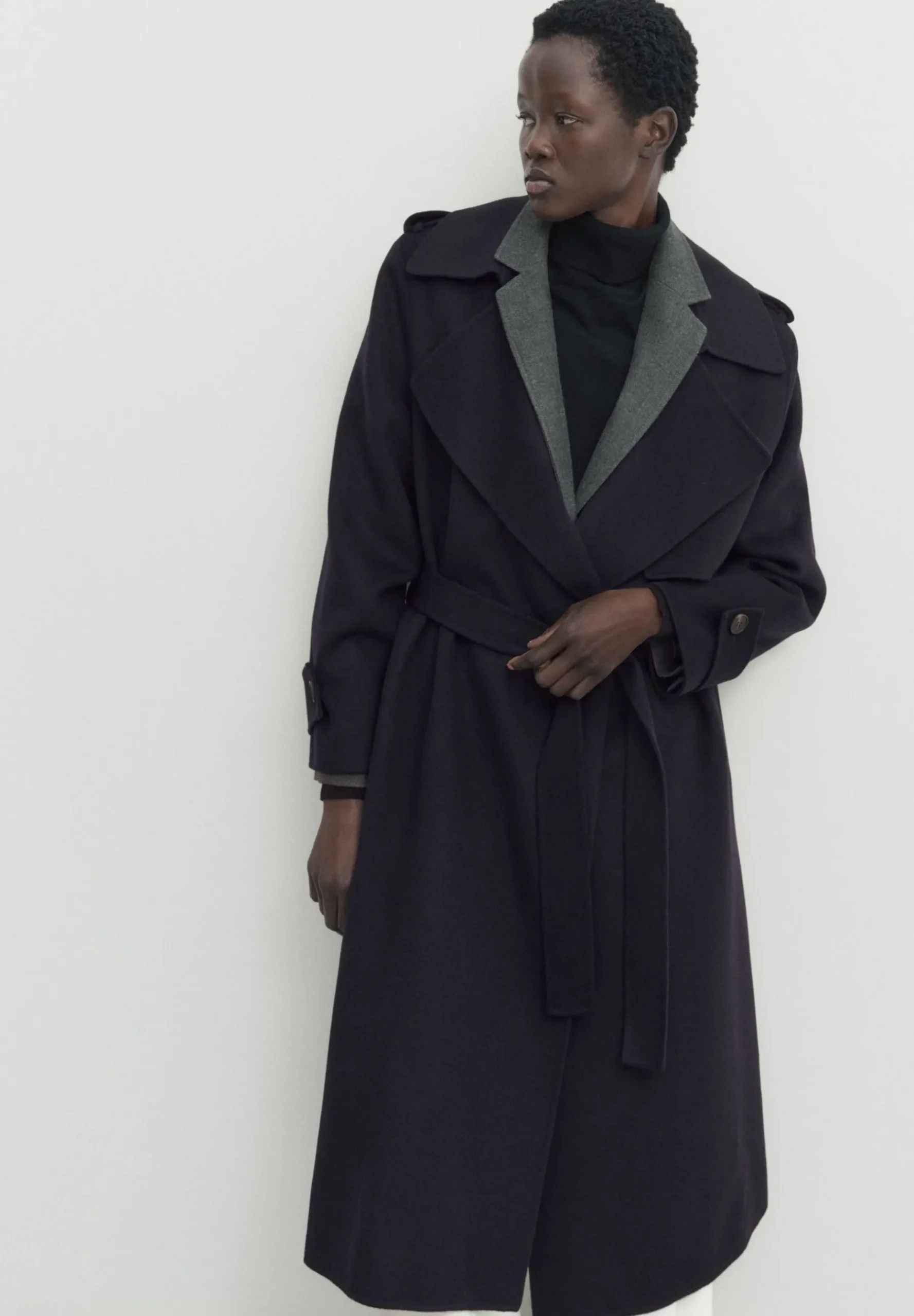 Long Effect Blend - Trench|Massimo Dutti Hot