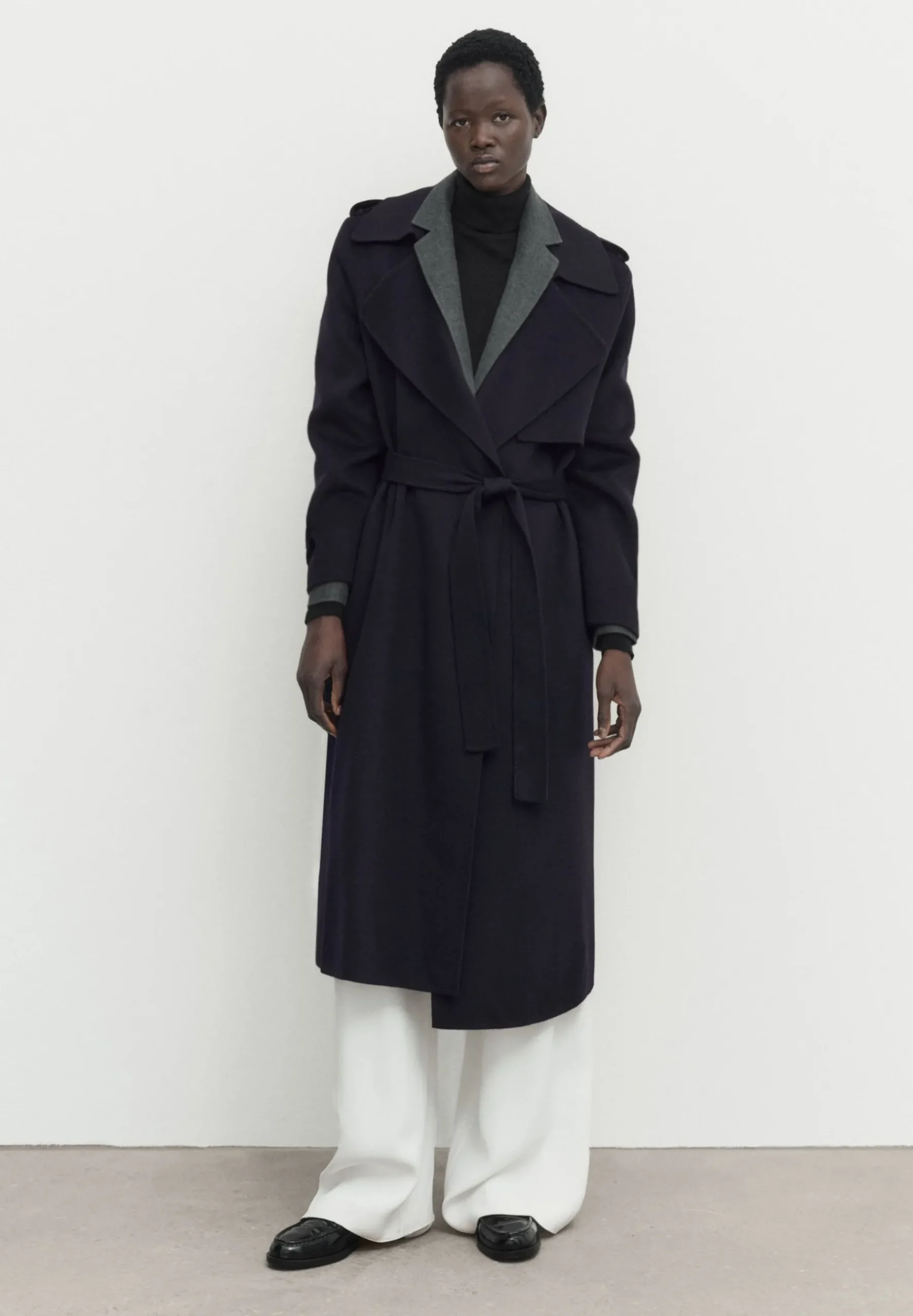 Long Effect Blend - Trench|Massimo Dutti Hot