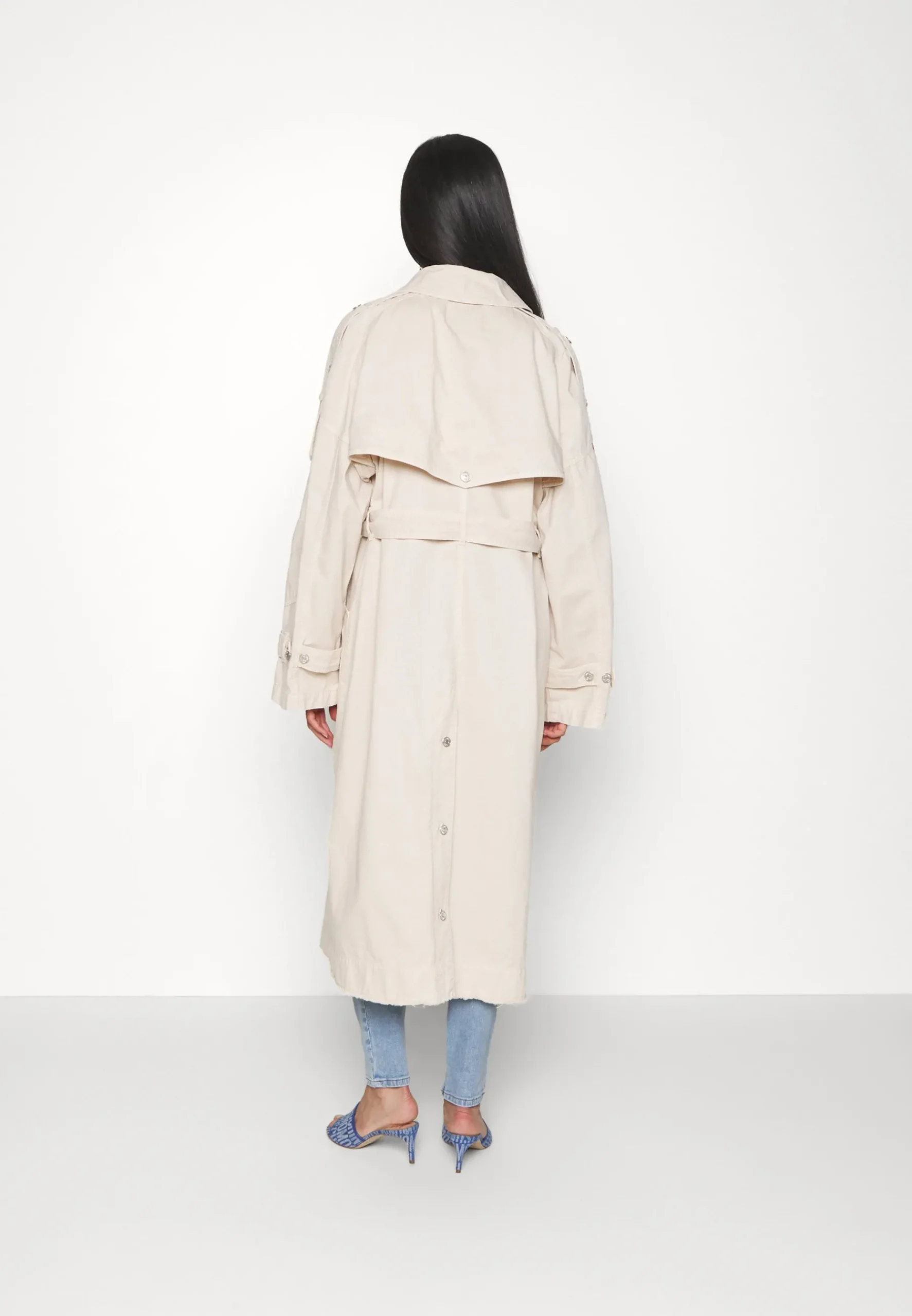 Long Jacket - Trench|MOSCHINO JEANS Cheap